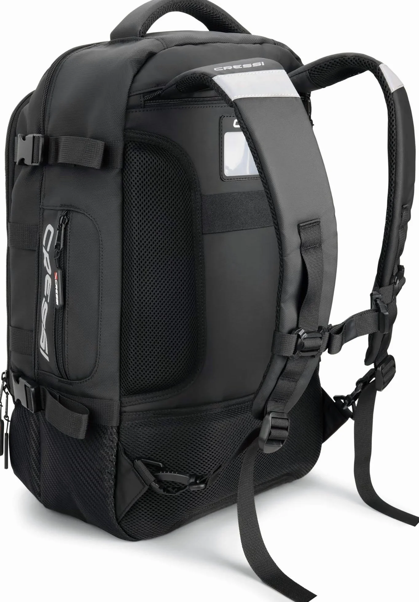 CRESSI Premium Backpack/Dry - Compact, Lightweight, Sporty and Waterproof Leisure Backpack, Black, Unisex