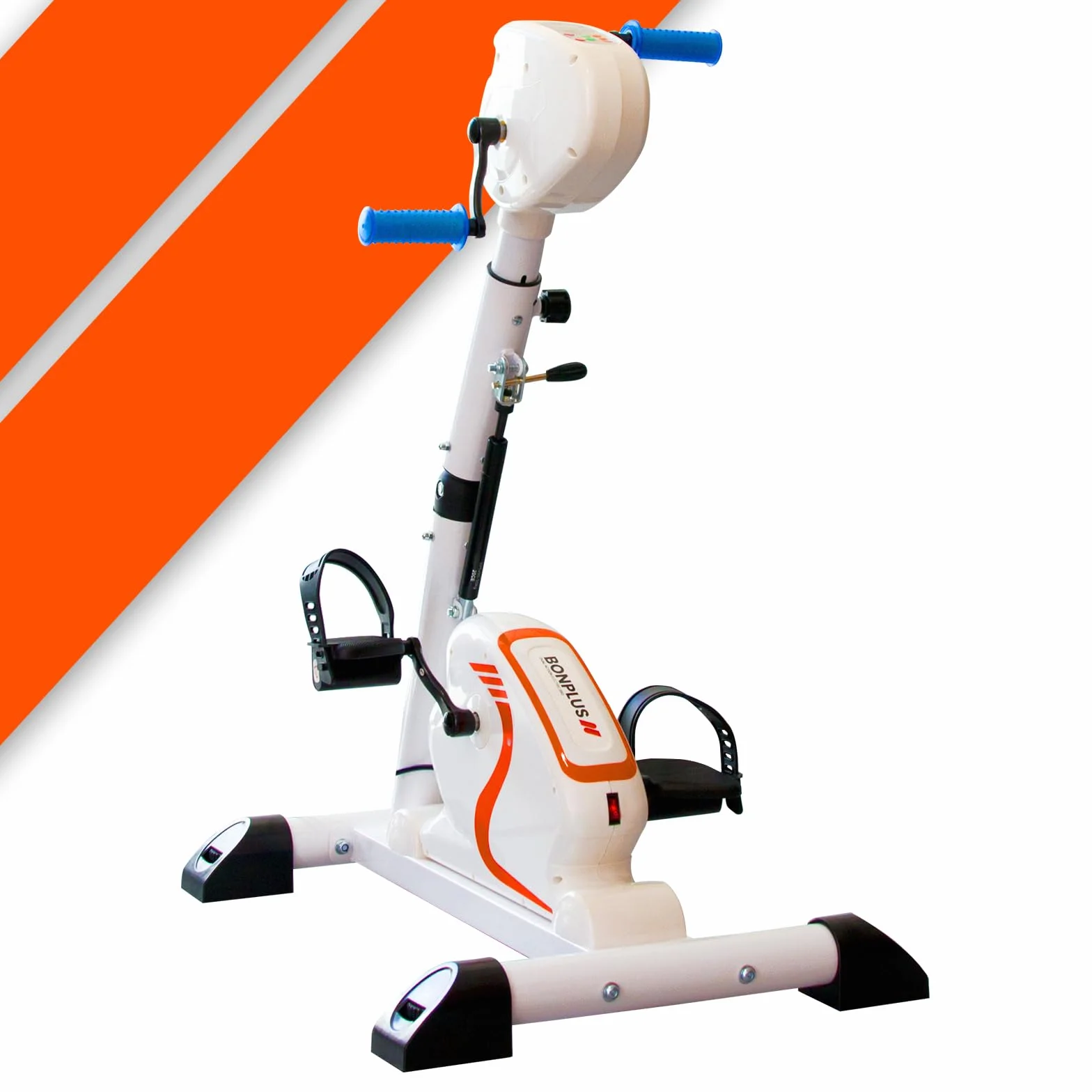 Pedaleador de Brazos y Piernas Eléctrico, Mini Bike Dual, 12 Niveles de Velocidad, 12 Programas, Pedales Bidireccionales, Pedaleador Eléctrico, Gimnasia Pasiva, Pedales Estáticos