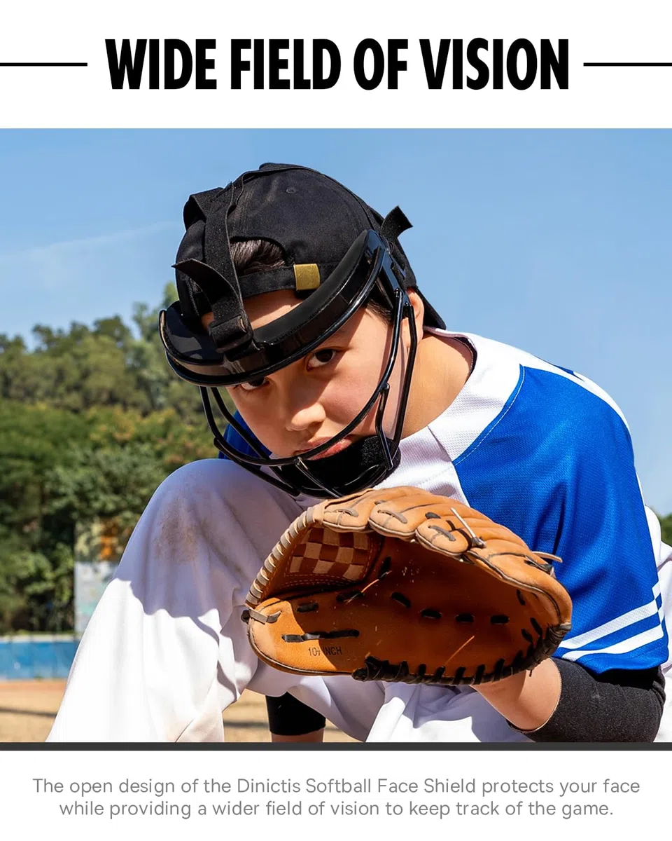 Dinictis Steel Softball Face Mask - Máscara de protección Facial
