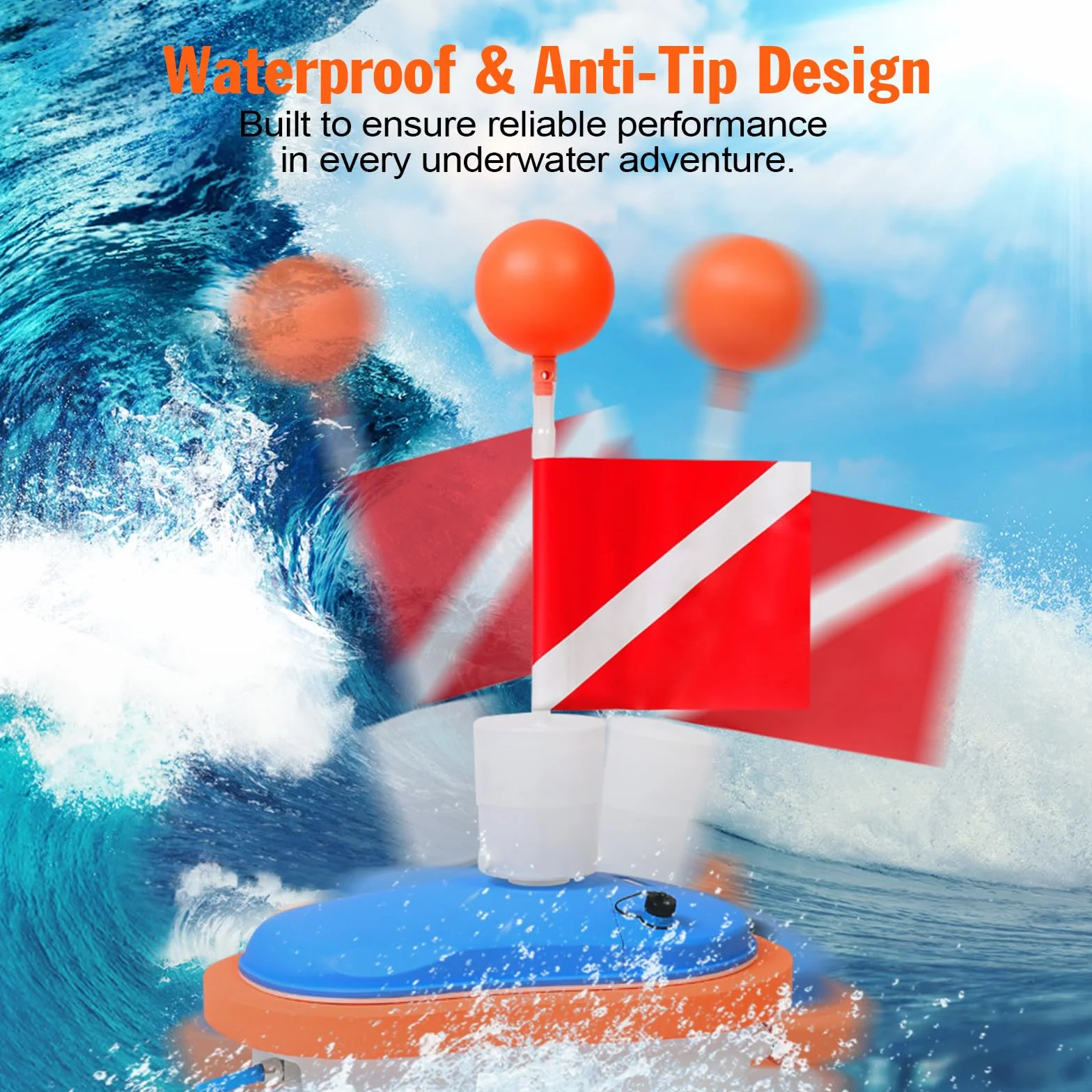 Ventilador de Buceo, Sistema de Buceo Recargable Aprobado por Aerolíneas, Compresor de Aire Impermeable con Manguera de 7 m y Regulador de Respiración para Buceo Recreativo