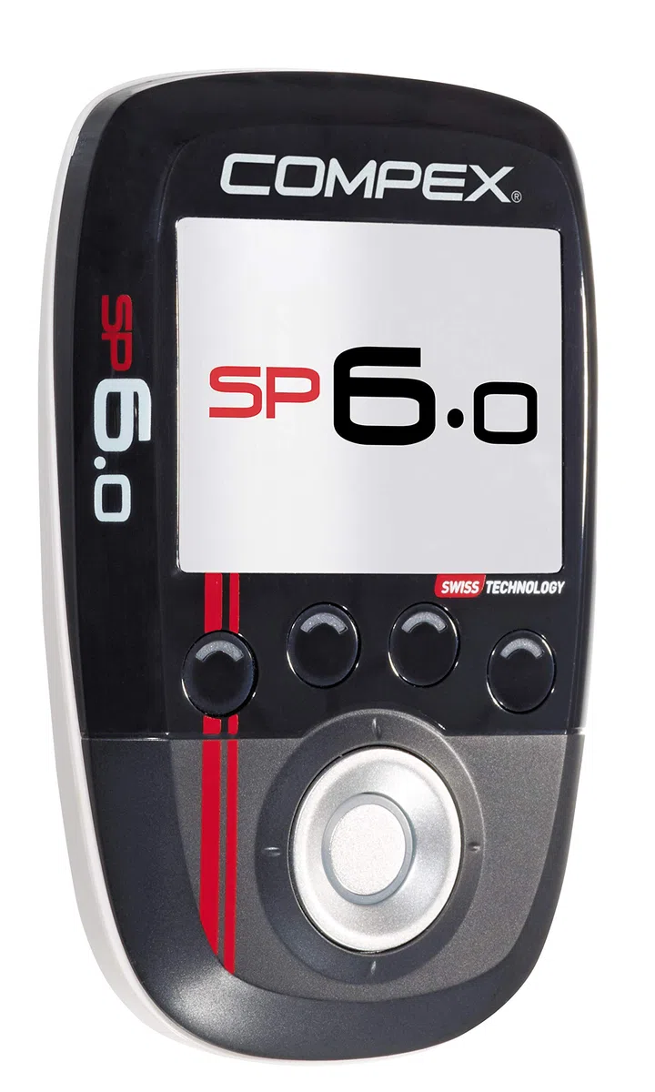 Compex SP 6.0 - Electroestimulador Muscular inalámbrico, EMS,TENS y Masaje - 4 Canales Independientes, 999 Niveles de Intensidad y 30 programas