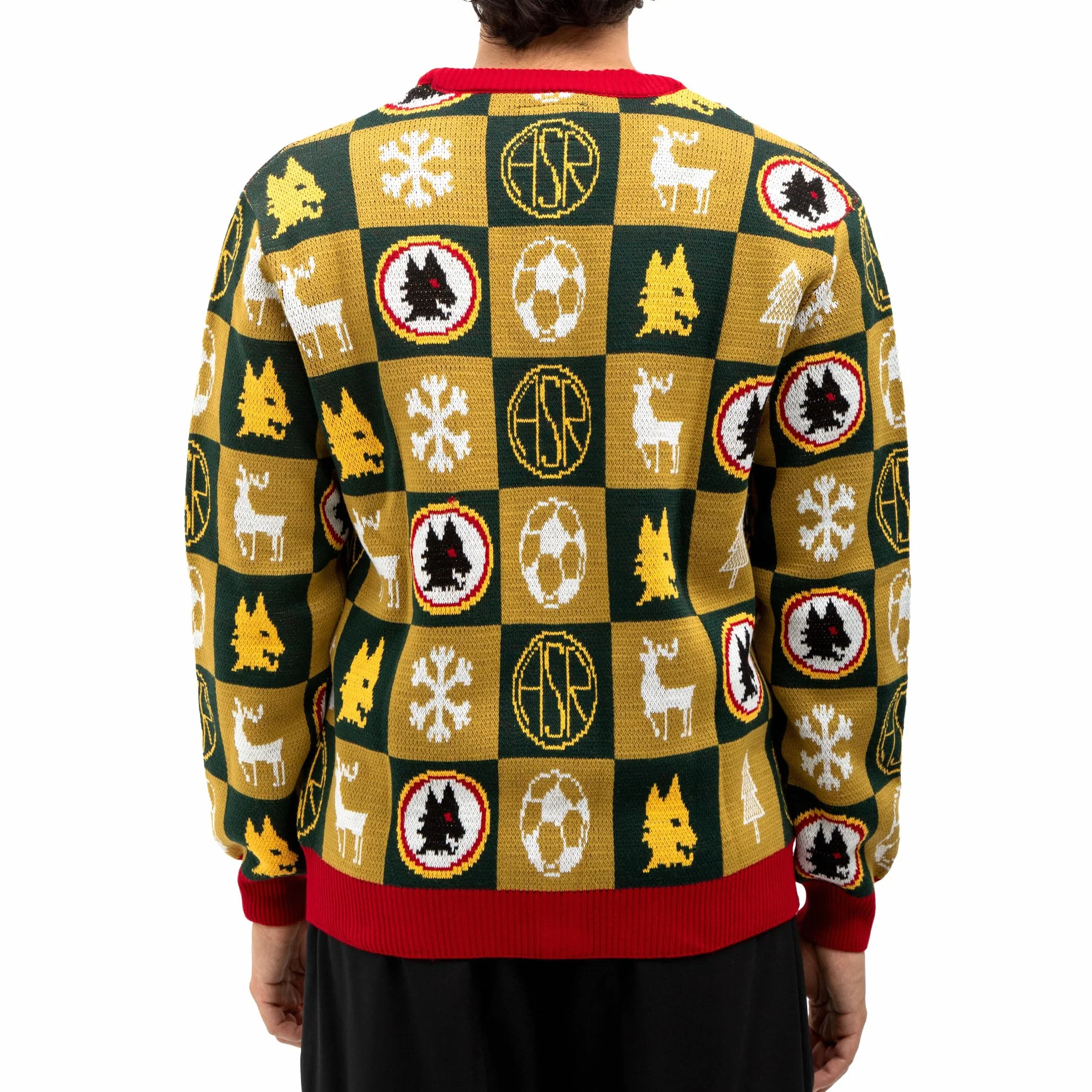 AS Roma As Roma Christmas Cardigan Suéter cárdigan Unisex Adulto (Pack de 1)