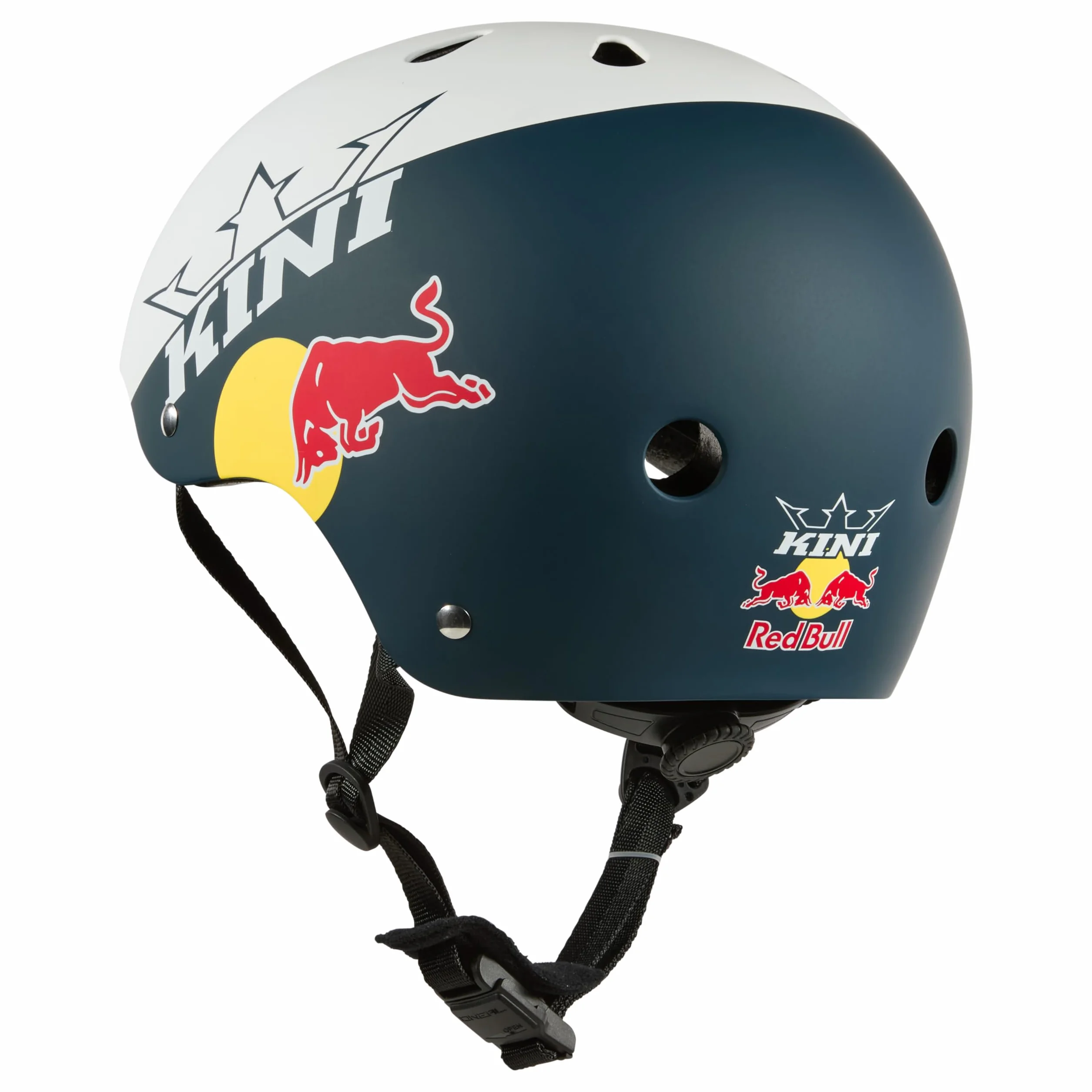 O'NEAL BB Kini Red Bull 1.0 - Casco de bicicleta de montaña (talla L, 58-64 cm), color azul y blanco