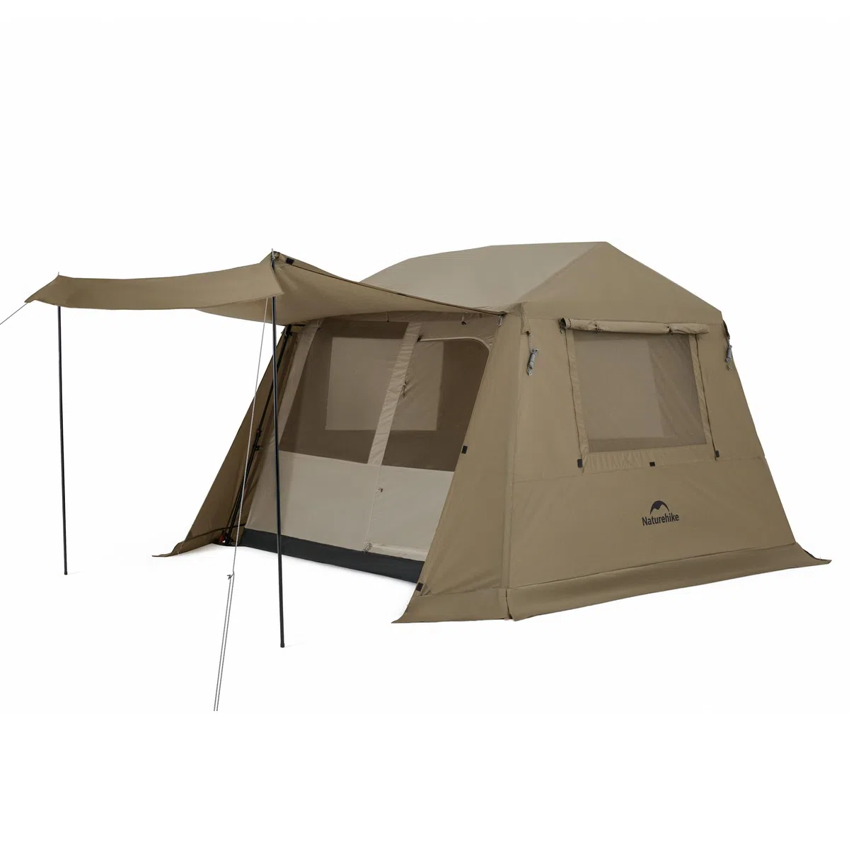 Naturehike Village Lite Tienda de campaña familiar para 4 – 8 personas, con 60 segundos, impermeable, doble capa, túnel para camping y jardín