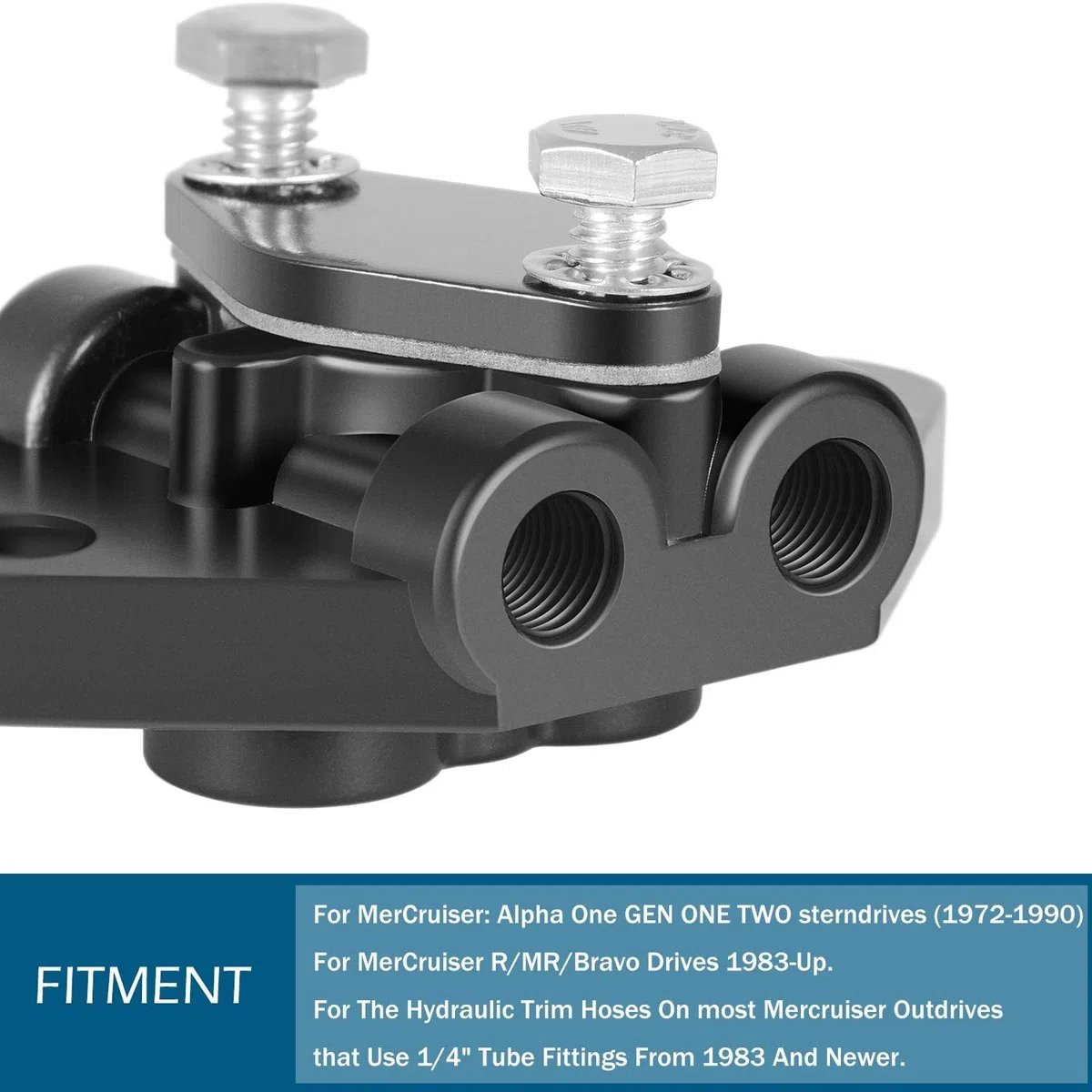 Trim Line 21970 - Juego de conexiones de cilindro y distribución para Mercruiser Alpha y Bravo (repuesto para 98825A4 8M0080805 8M0137703)