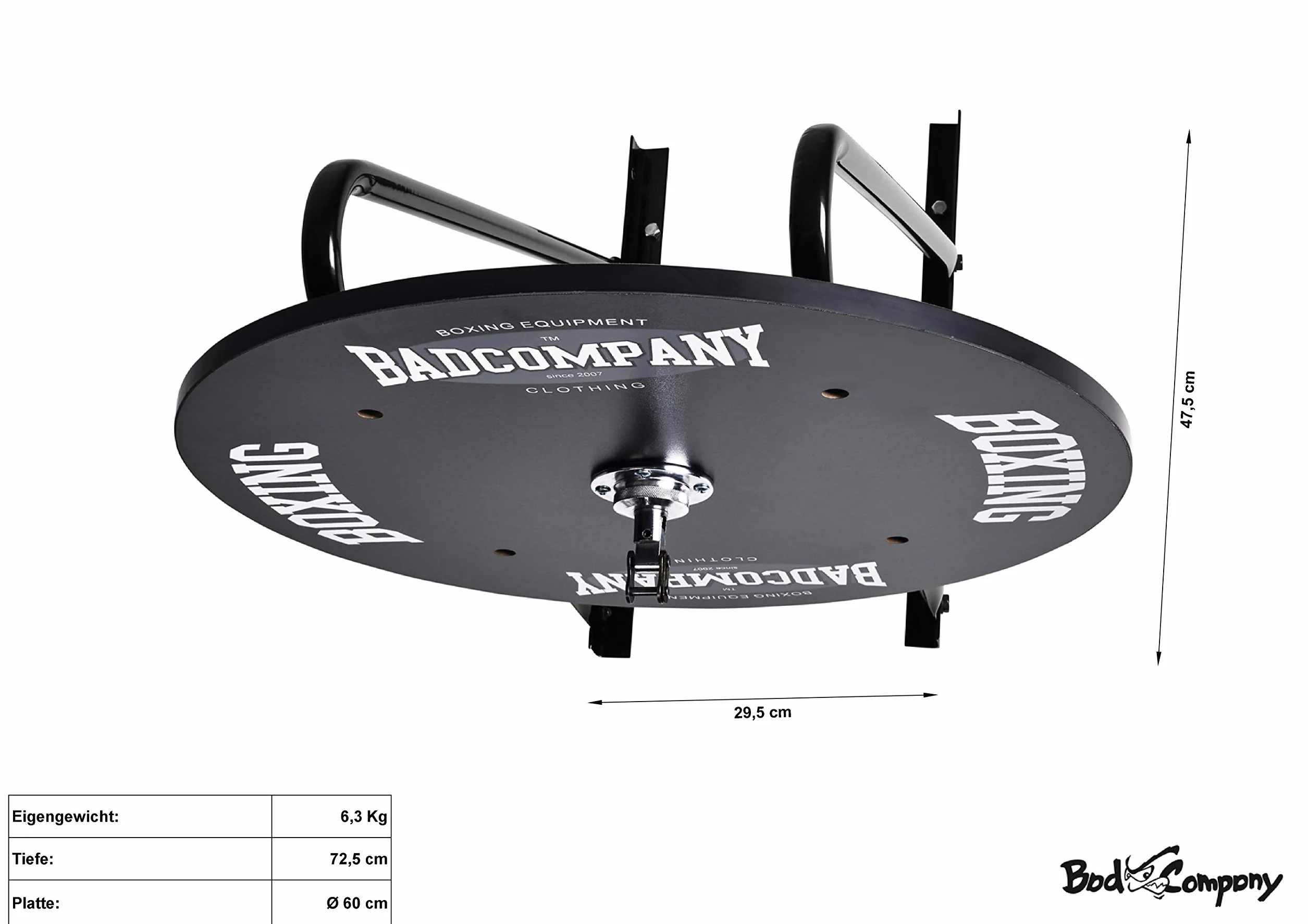 Profesional – Plataforma Incluye deriva Rodamiento Negro y pera PU Medium Negro/Rojo – Caja o para la pared montaje BCA-130