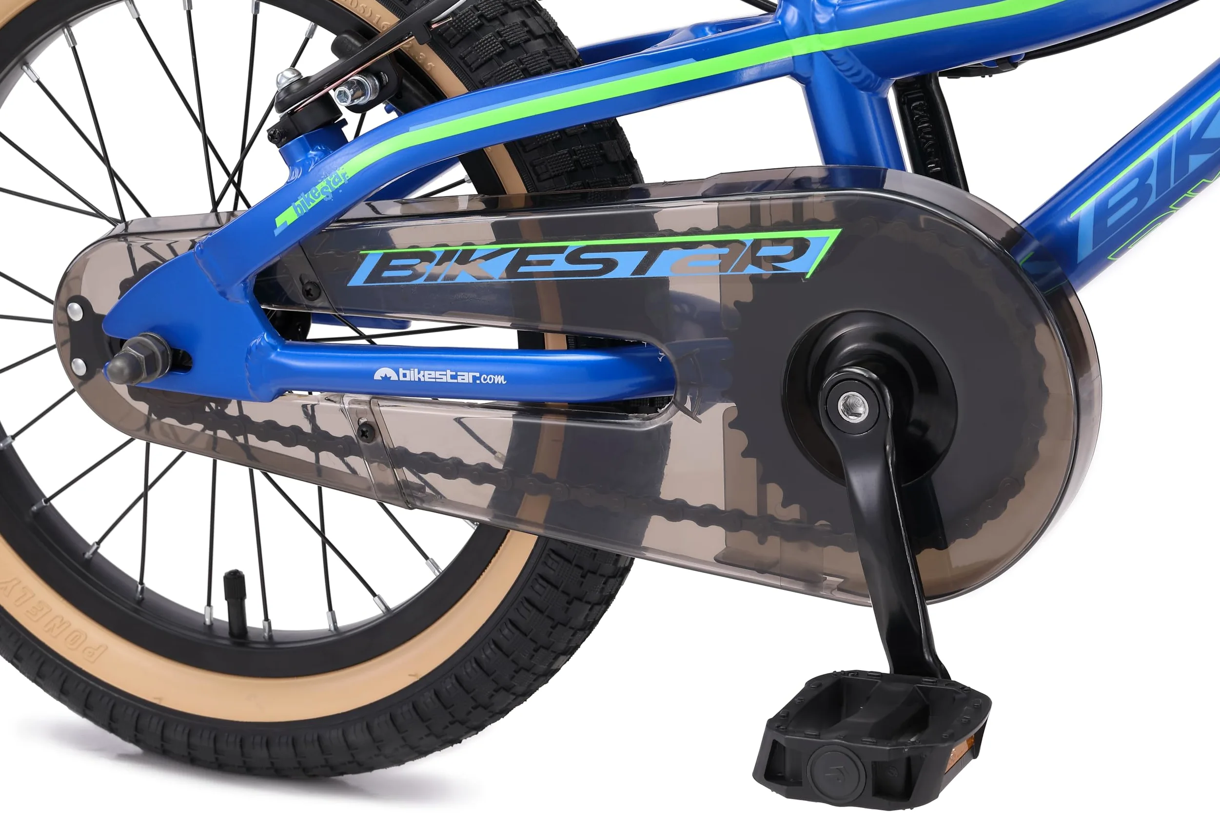 BIKESTAR Bicicleta Infantil Aluminio para niños y niñas a Partir de 4 años | Bici 16 Pulgadas con Freno en V | 16" Bici de montaña |