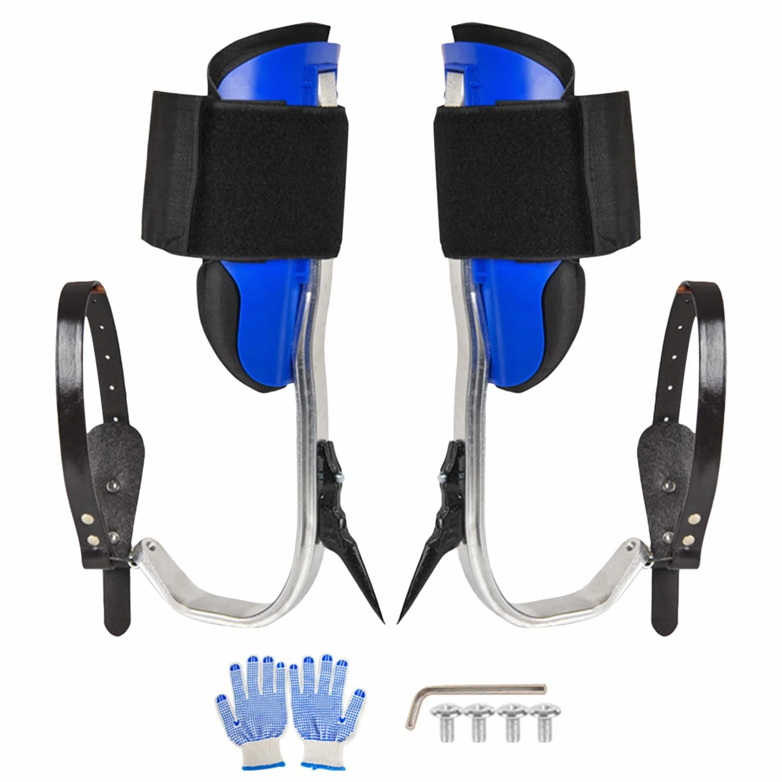 Picos para Trepar Árboles, Kit De Equipo De Escalada, Equipo De Escalada Portátil, Arnés De Árboles Resistente para Podar Y Mantener Árboles De Forma Segura (1 Juego)
