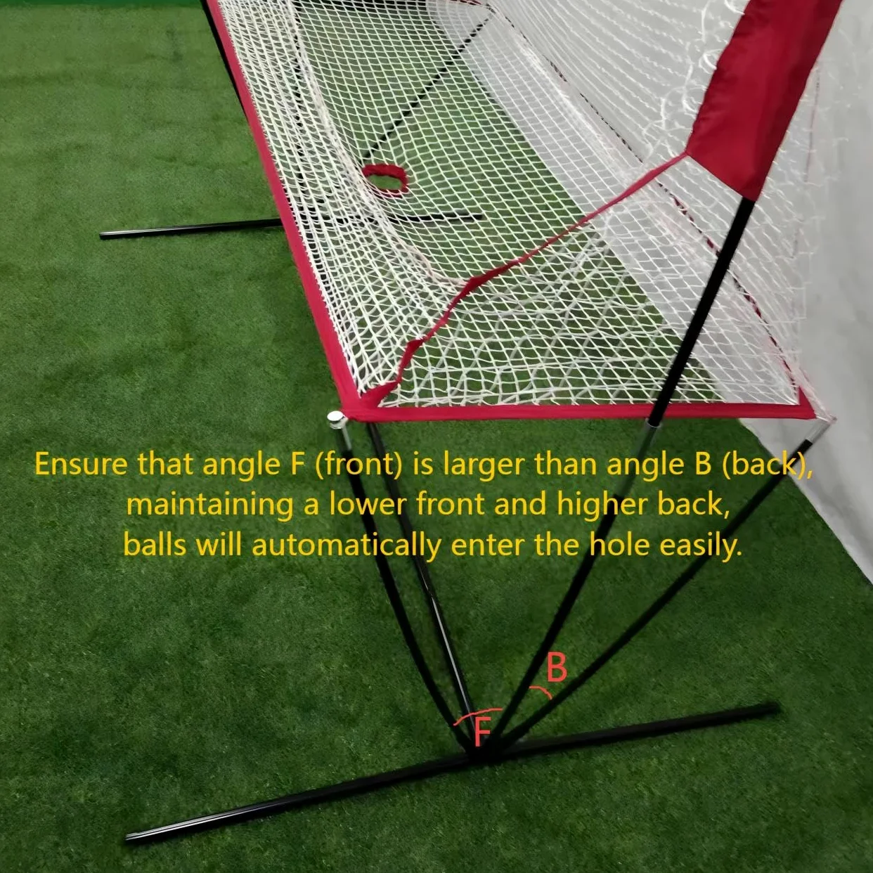 Una Red Adecuada para la máquina de Tenis,Lanzador de Tenis; Apto para béisbol&sóftbol&Cricket; portátil y fácil de Desmontar; Apto para Practicar en Interiores y Exteriores