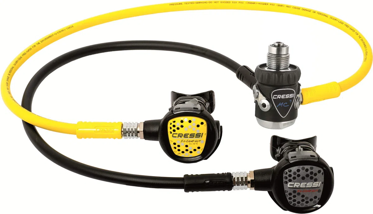Cressi Crg1B - Juego de Buceo Unisex para Adultos, Paquete de Buceo DIN