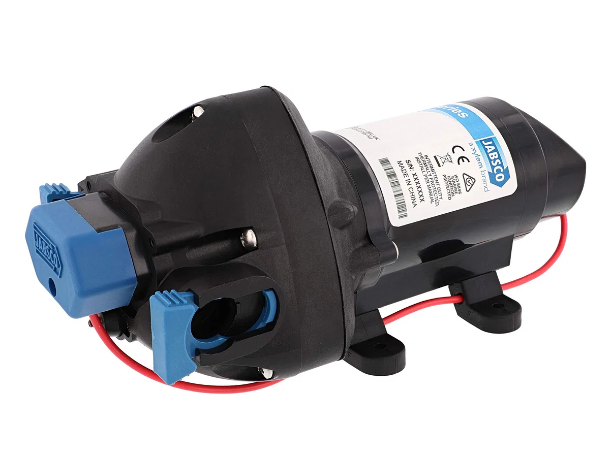 Jabsco 31395-2512-3A Par-Max 3 Bomba de suministro de agua dulce marina: 12V, 11LPM, 25 PSI