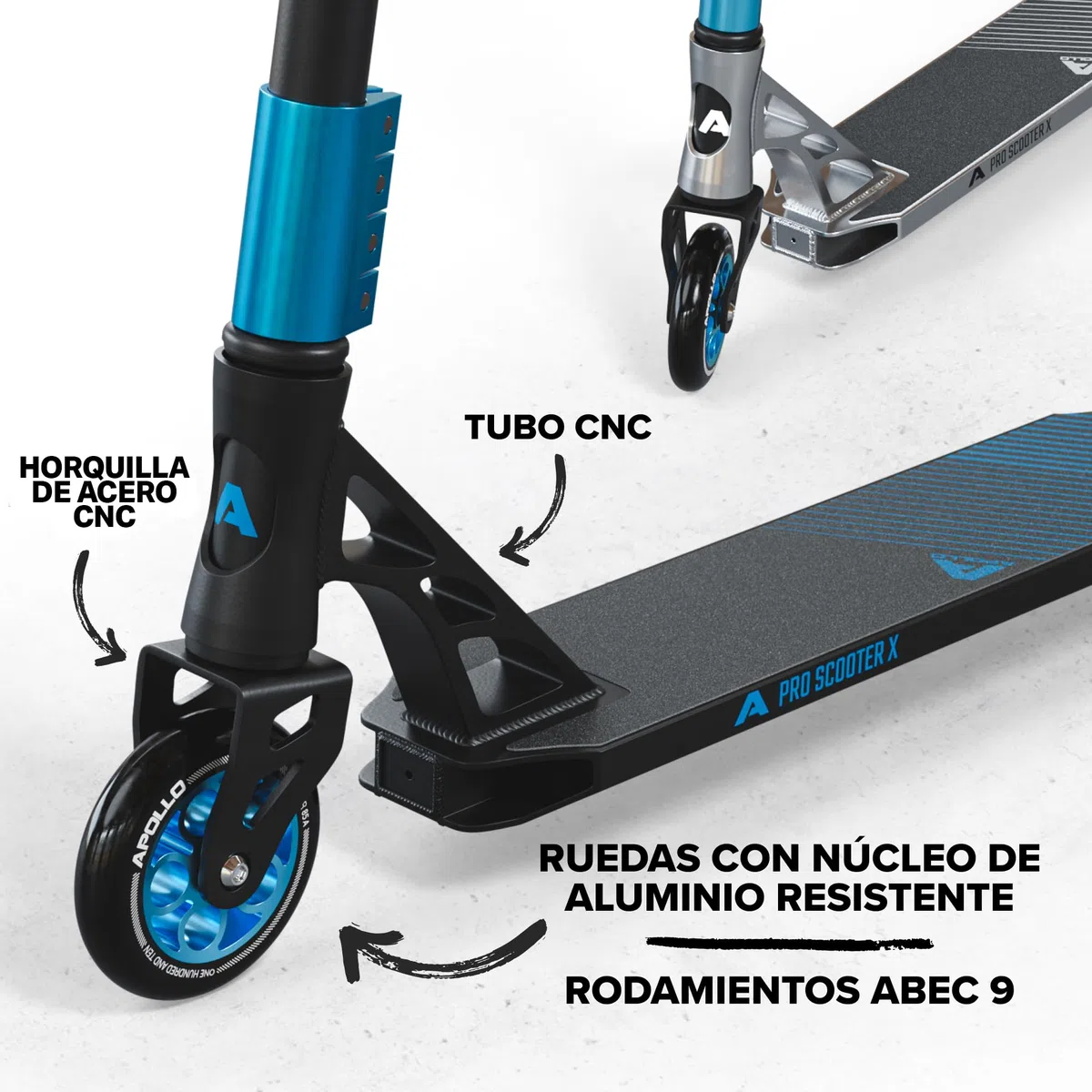 Apollo Genesis Pro Stunt Scooter ABEC 9 Freestyle