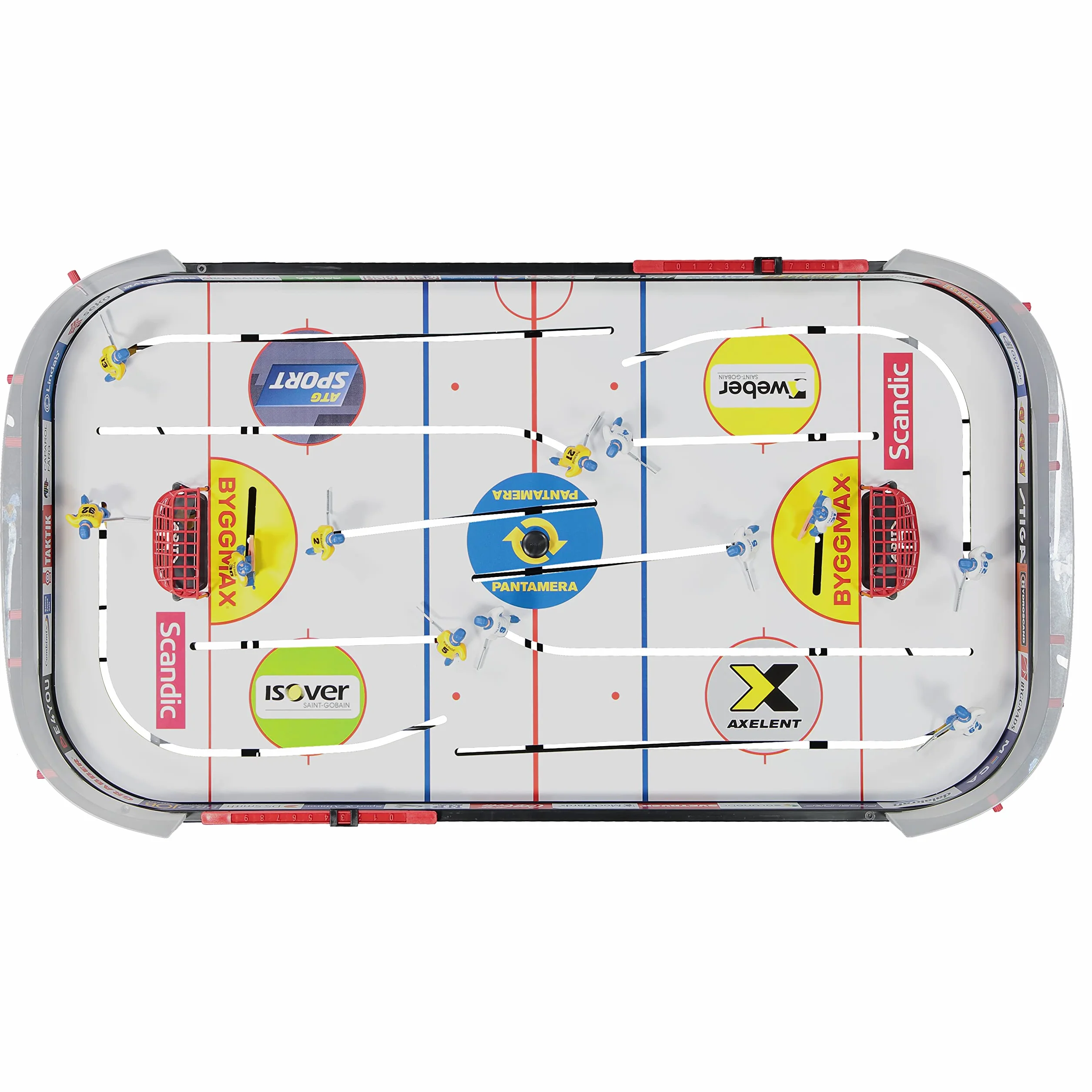 Stiga - Juego de Mesa de Hockey sobre Hielo Play Off 21 Suecia-Canadá, Negro/Blanco, 96 x 50 cm