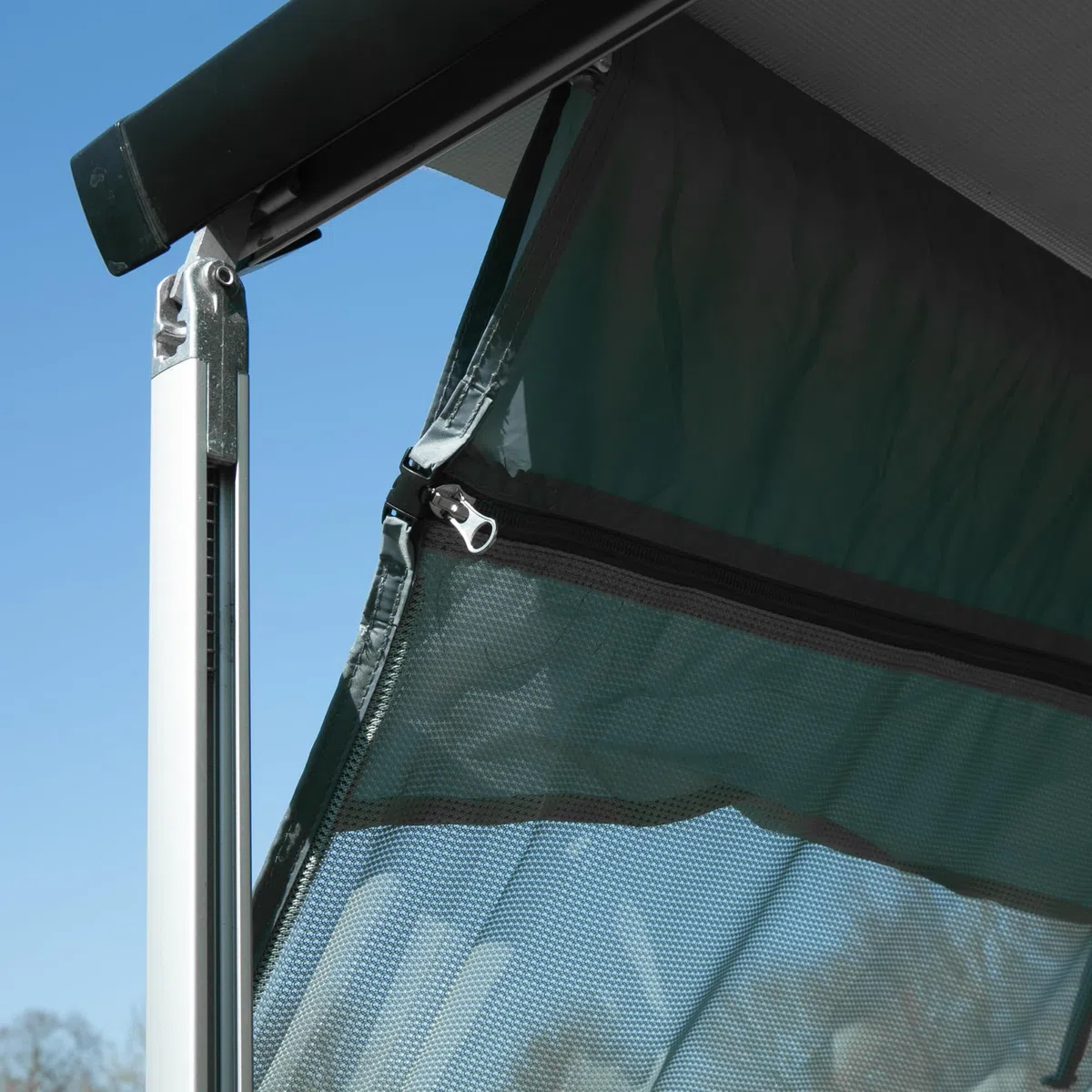 your GEAR Campingbus Sun + Rain Blocker Side Walls – 2 paneles laterales para toldo con 2 m de extensión