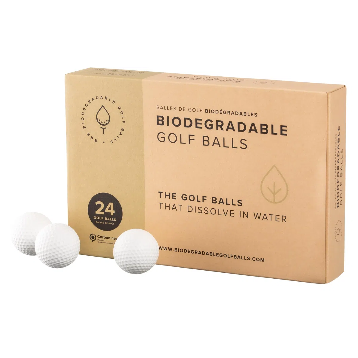 Biodegradable Golf Balls Pelotas de golf solubles en agua, regalo de golf respetuoso con el medio ambiente, solubles en agua para campos de conducción cerca del agua, perfectas para práctica al aire