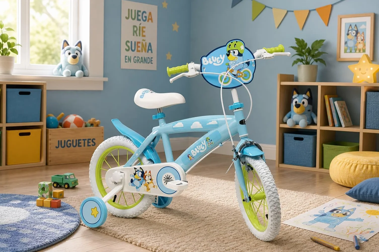 TOIMSA Bicicleta Bluey 14" (4/6 años)