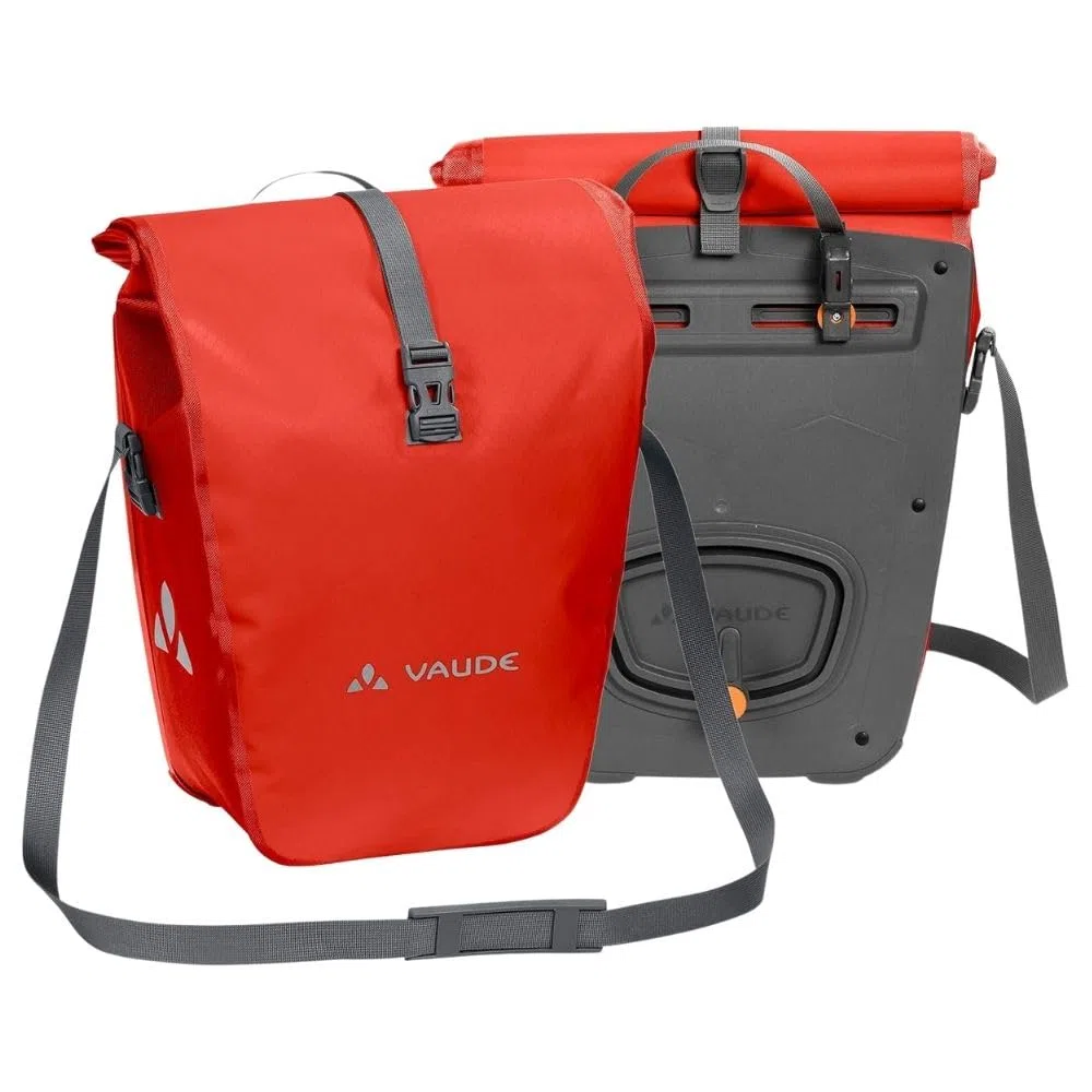 VAUDE Aqua Back – Alforjas para Bicicleta – Juego de 2 Bolsas para Bici adaptables a la Carga e Impermeables – Par de portabultos para Rueda Trasera