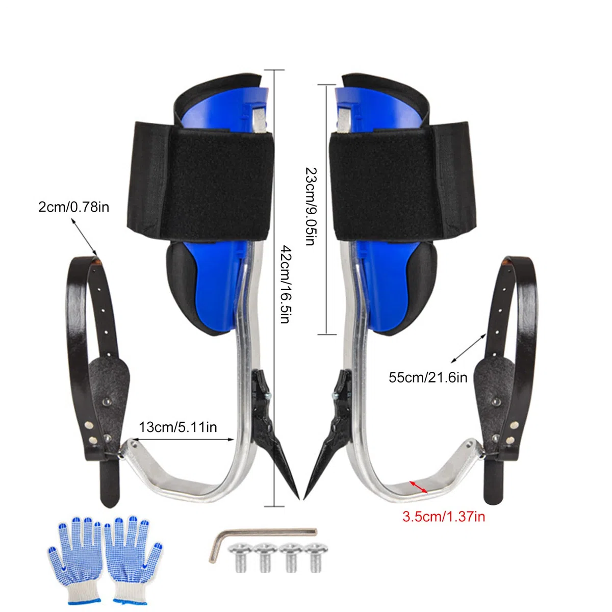 Púas para Escalár Árboles | Equipo De Escalada Portátil,Kit de Arnés Resistente | para Entusiastas De Escalada Deportiva Supervivencia Jungle Aventuras Al Aire Libre E