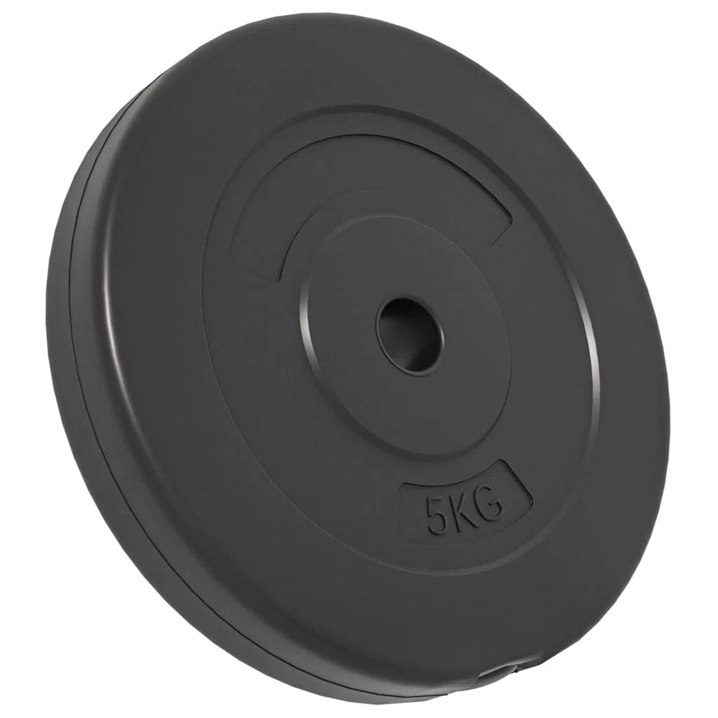 vidaXL Placas de Peso 4 unids Entrenamiento de Halterofilia Deporte Multi-Modelo