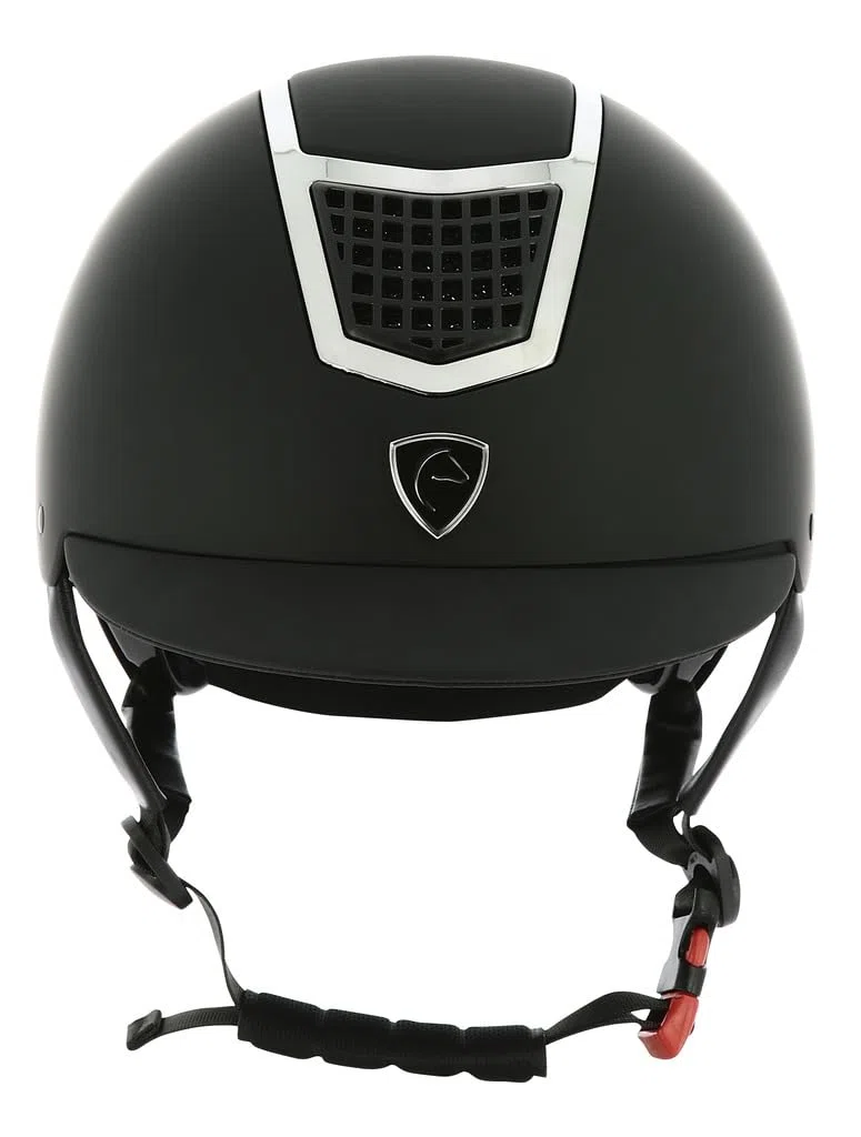 Ekkia EQUITHÈME Airy - Casco de equitación, color plateado y negro