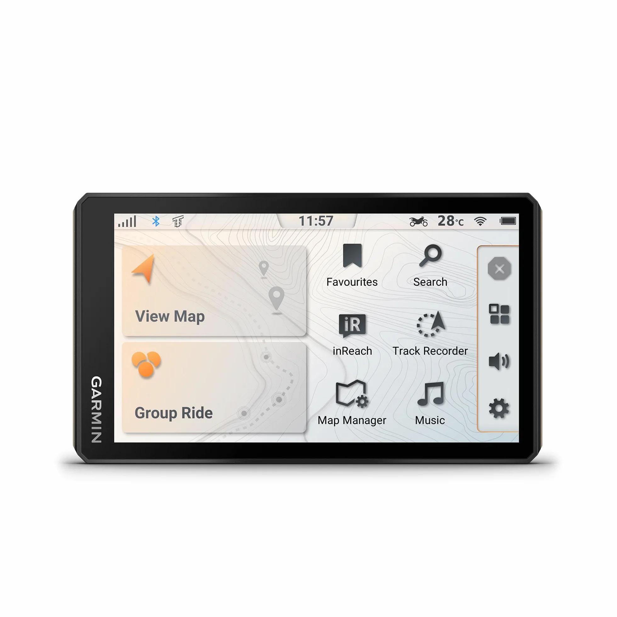 Garmin Tread 2, Navegador GPS Off-Road, Pantalla táctil 6'' Alta Resolución, Mapas topográficos preinstalados, Navegación Giro a Giro, Rutas Personalizadas, Diseño Robusto, Tread 2-6"