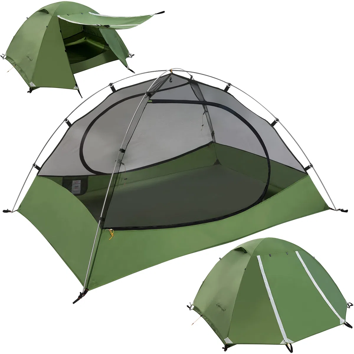 Clostnature - Tienda de Campaña para 2/3/4 Personas para Acampar - Tienda de Campaña Impermeable para Exteriores,Tienda de Campaña Compacta con Tamaño de Paquete Pequeño,Festival