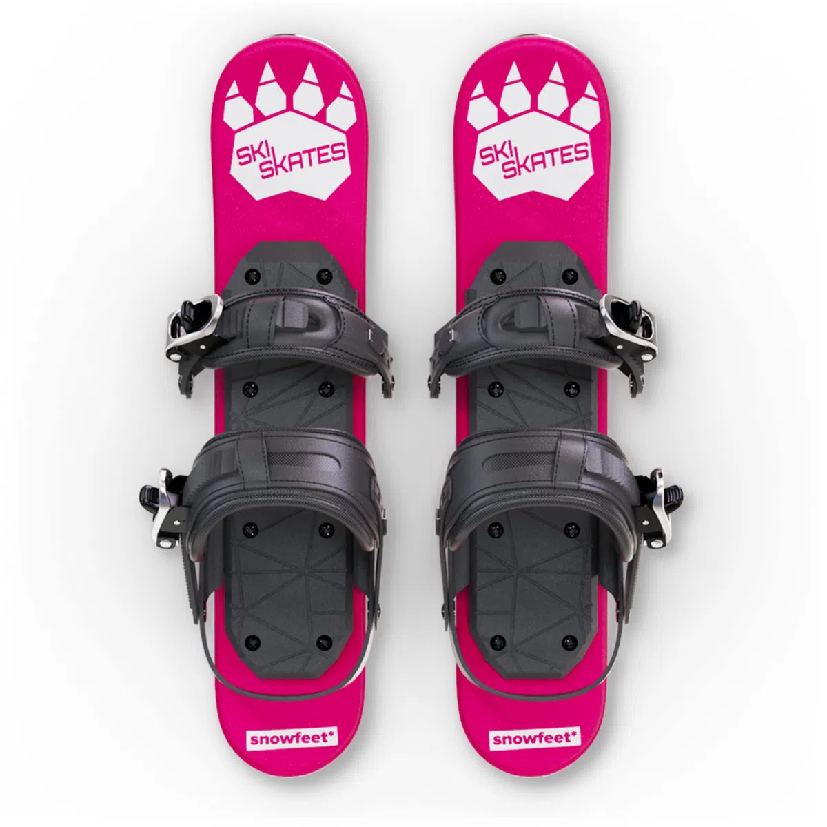 Skiskates - Mini esquí corto | 44 cm | Patines para nieve | Skating Skis Snowblades Skiboards | Patines de hielo para nieve | Esquís más cortos de la historia