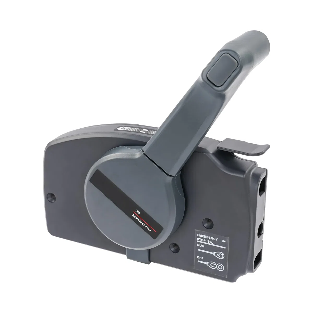 Caja de control remoto fuera de borda ligera, válvula de acelerador y control de palanca de gas con cuerda de seguridad, control preciso, para pequeños barcos de pesca, yates de recreo