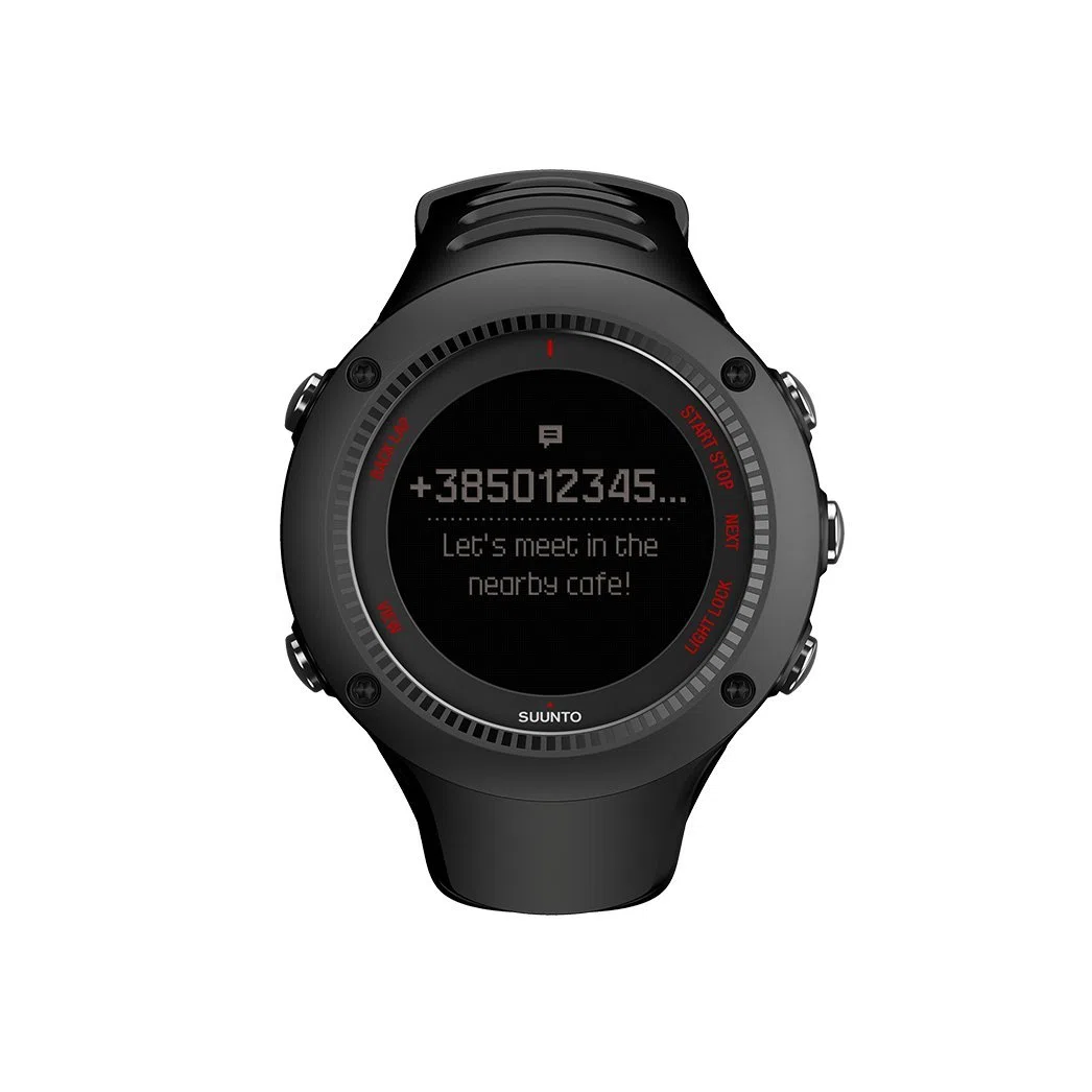 Suunto - Ambit3 Run HR - SS021257000 - Reloj GPS Multideporte + Cinturón de frecuencia cardiaca (Talla M) - Sumergible 50 m - Negro