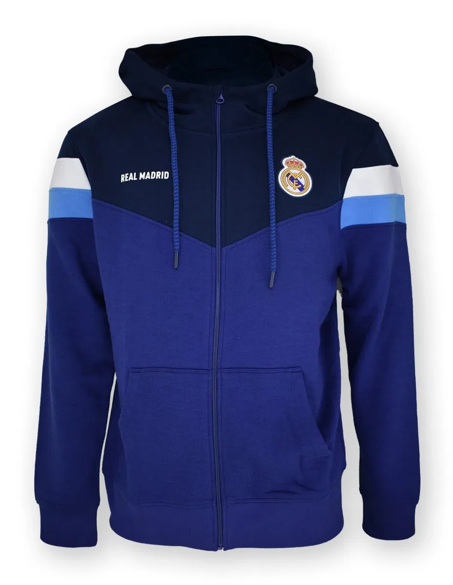 Real Madrid Chaqueta Felpa Abierta Nº13 con Licencia - Adulto Talla S