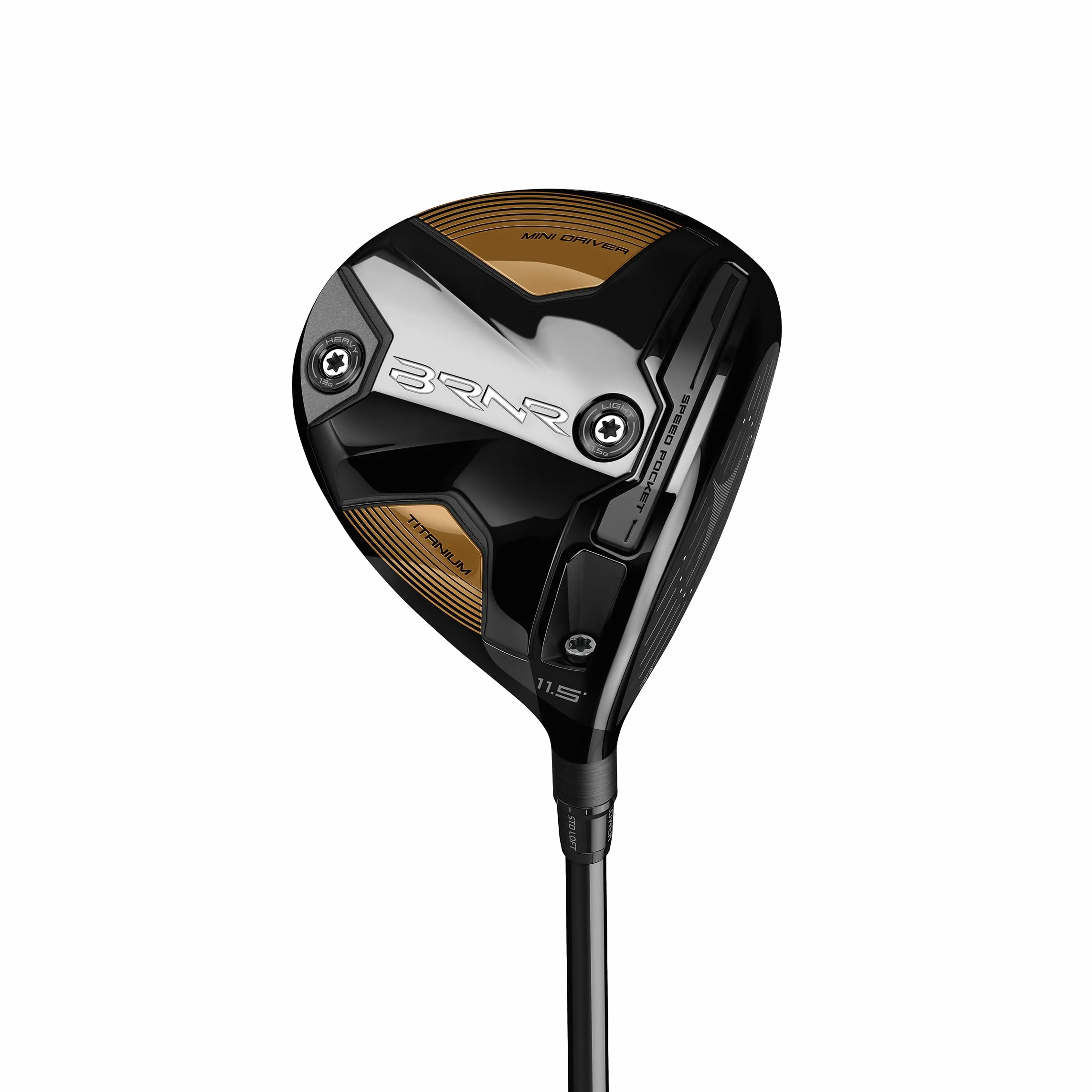 TaylorMade Brnr Mini Driver 13.5/RH R Conductor, Hombres, Negro