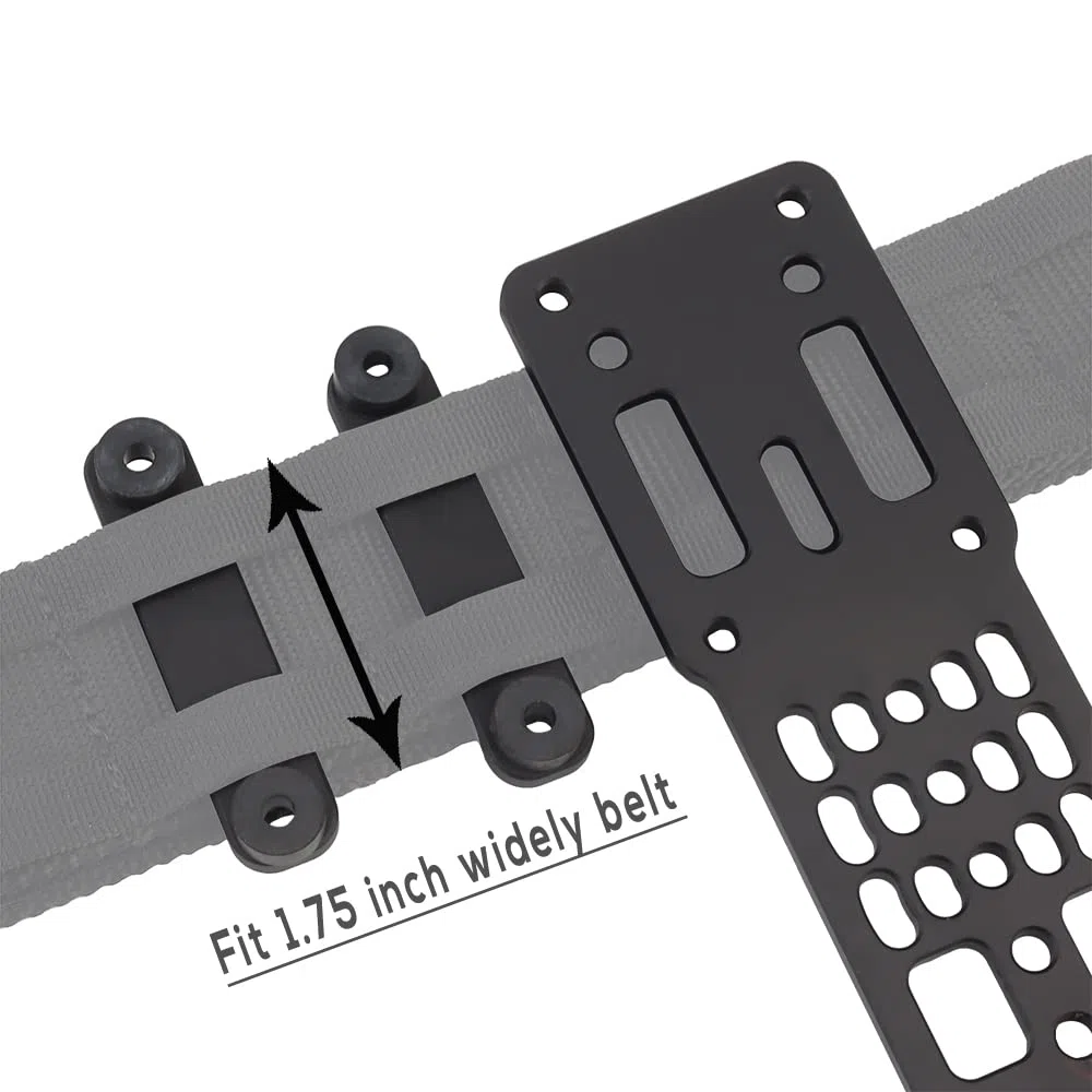 Adaptador de Funda de Pistola Modular de Metal, Plataforma QLS Compatible, Adaptador de código G de Placa de extensión Colgante de Pierna caída de Funda táctica