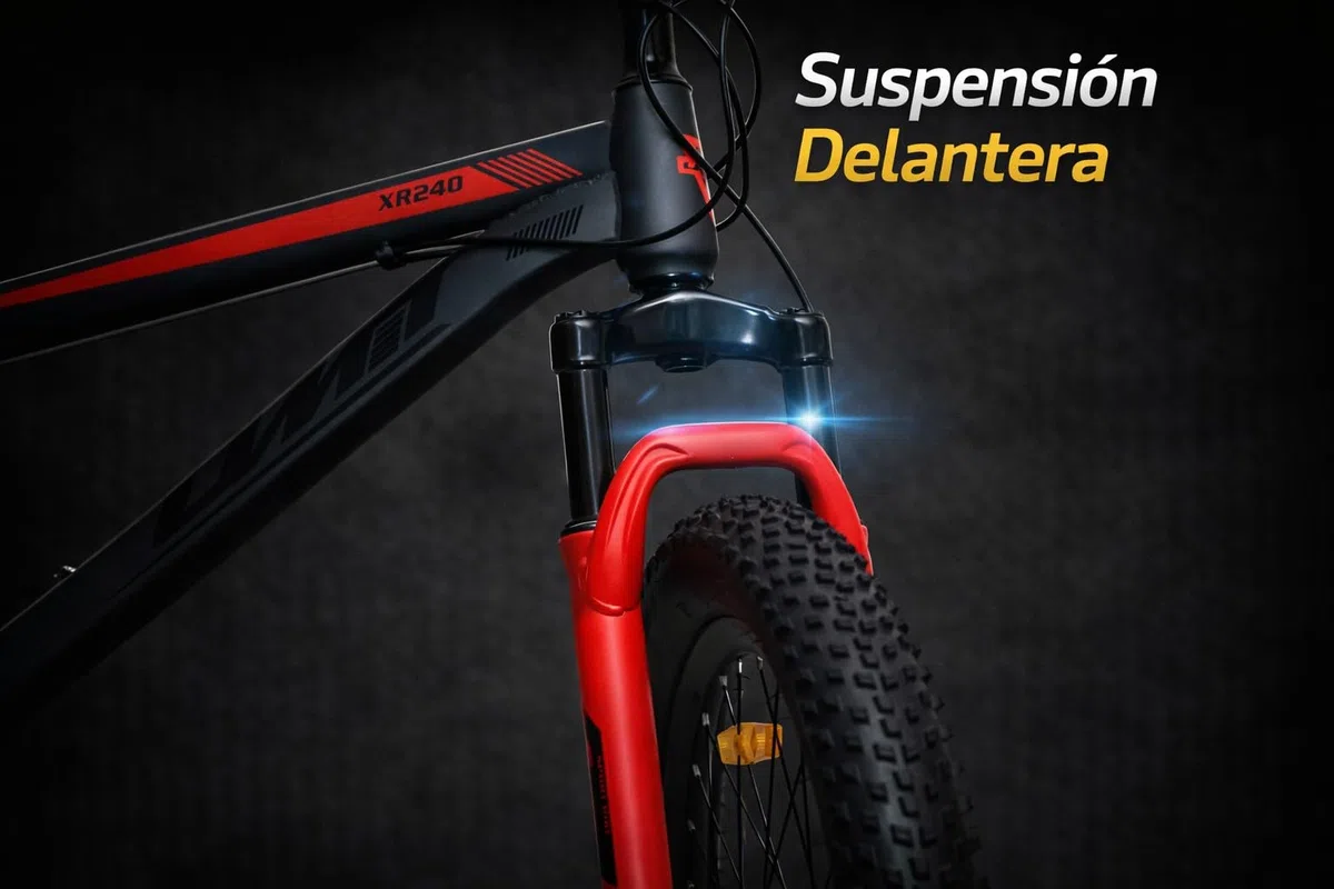 ️ Bicicleta 24 Pulgadas niño 8-12 años | Bicicleta de montaña + Ruedas Fat 3.0 + 21 Velocidades Shimano + Suspensión Delantera | Ideal para Aventuras al Aire Libre (Gris-Roja)
