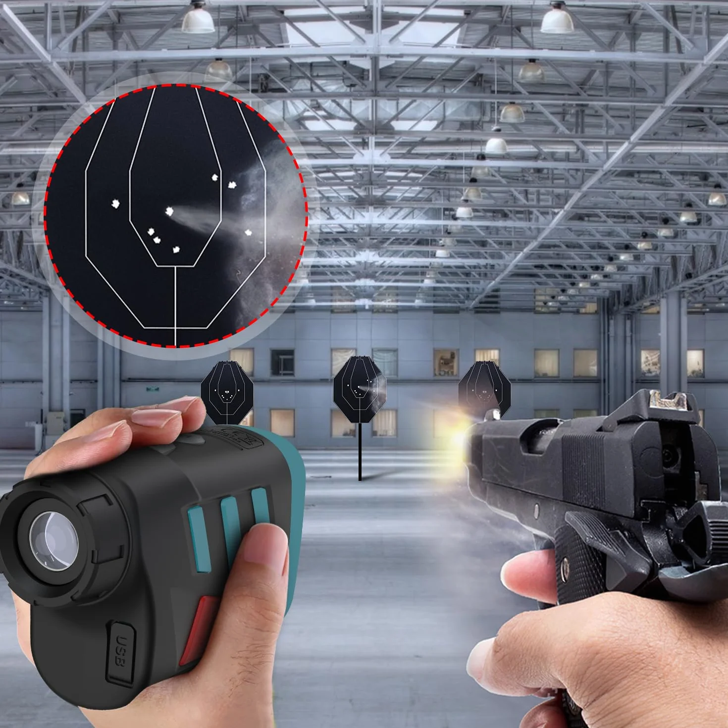 Telémetro de Golf 600m/656yd,DT600 Telémetro Laser de Aumento de 6x22 mm, con Range/Speed/Scanning Model, Carga USB, Bolsa de Protectora, para Golf, Caza, Senderismo, Apagado automático