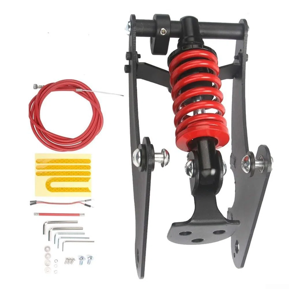 Amortiguador Trasero para Scooters Eléctricos Xiaomi M365 y PRO2, Mejora la Comodidad de Conducción (rojo para Pro/Pro2)