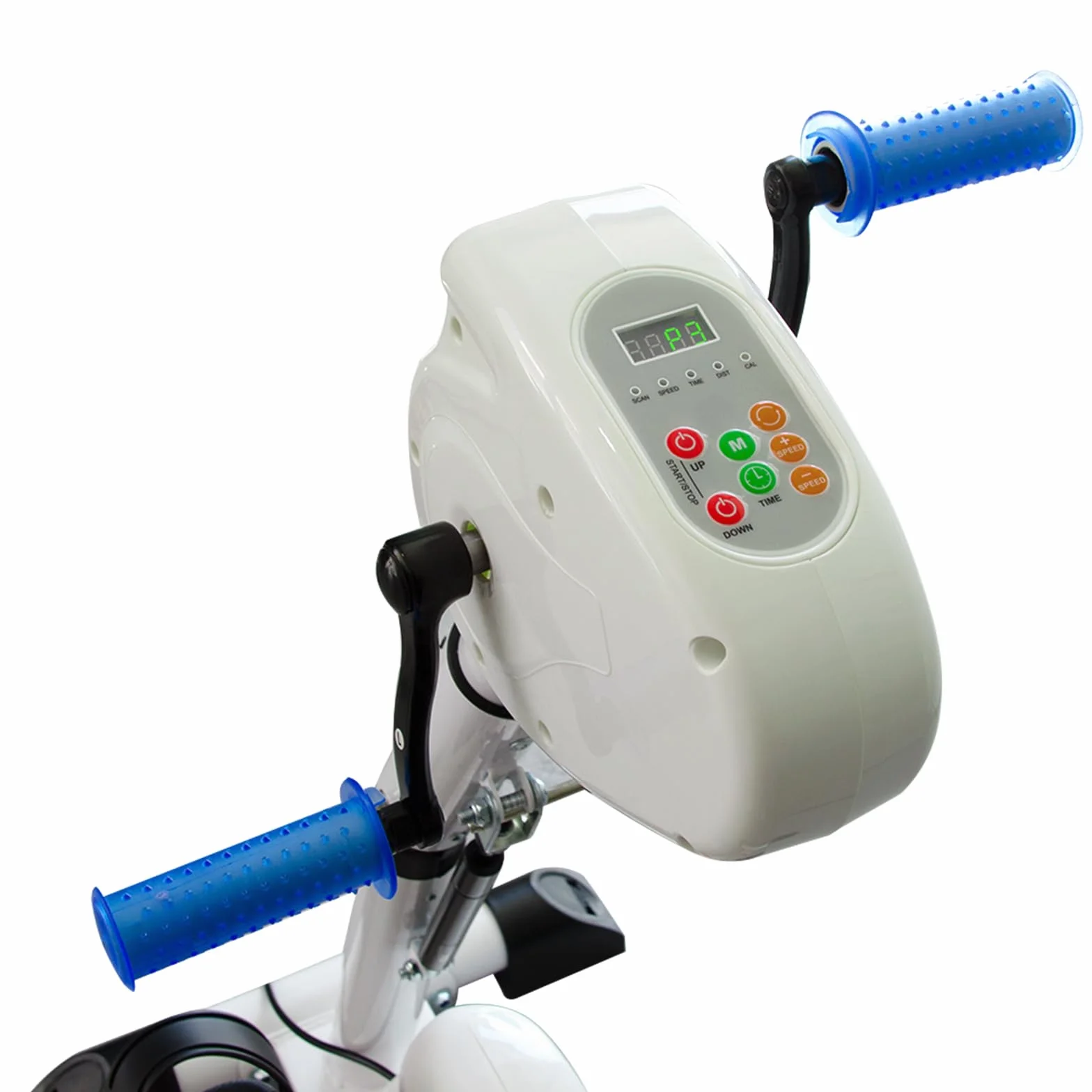 Pedaleador de Brazos y Piernas Eléctrico, Mini Bike Dual, 12 Niveles de Velocidad, 12 Programas, Pedales Bidireccionales, Pedaleador Eléctrico, Gimnasia Pasiva, Pedales Estáticos