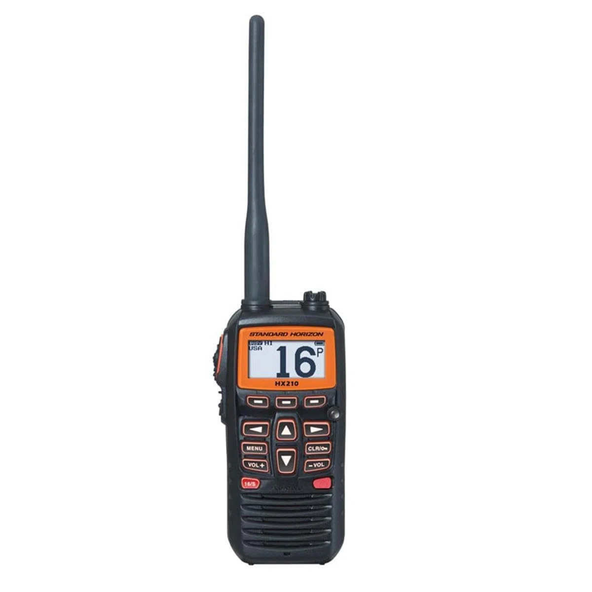 Standard Horizon HX210 Radio VHF de Mano, Color Negro