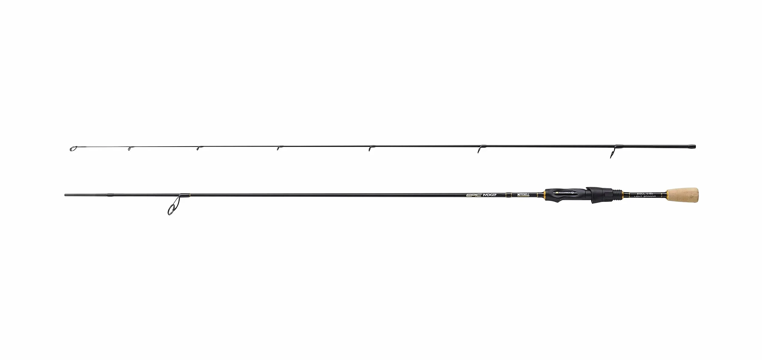 Mitchell Epic MX2 Caña de Pescar | Caña Ligera de Carbono para Pesca de Agua Dulce y con señuelos | Acción rápida | Ideal para la Pesca de truchas, percas y Depredadores | Varios tamaños