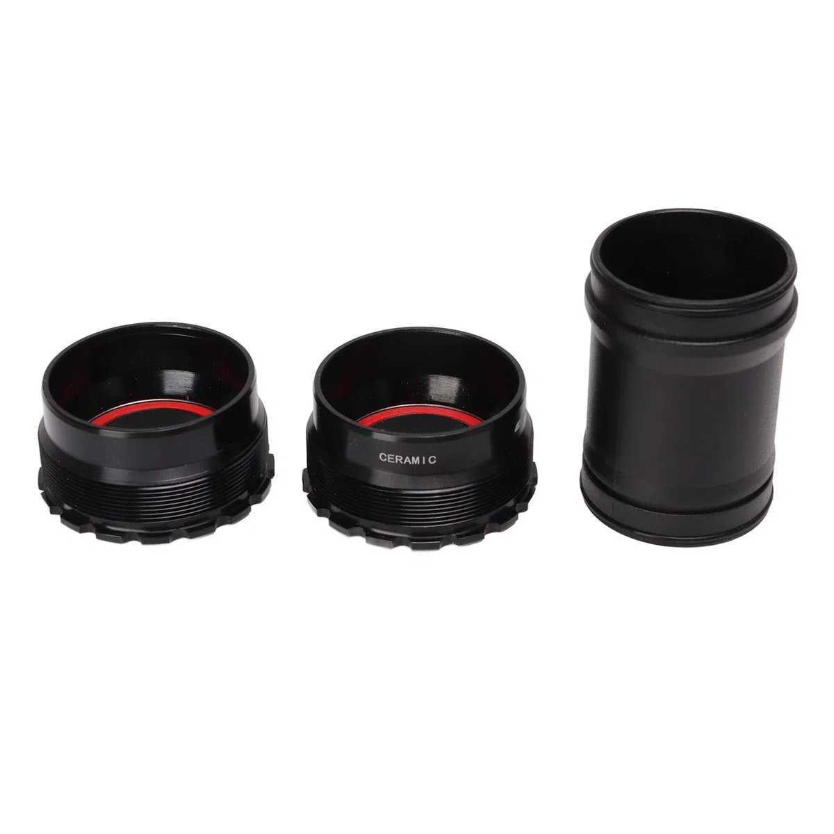 Soporte Inferior Bicicleta, Rodamientos Cerámica Alta Durabilidad, Eje 24mm T47 para Ciclistas Profesionales y Aficionados en Carretera y Montaña