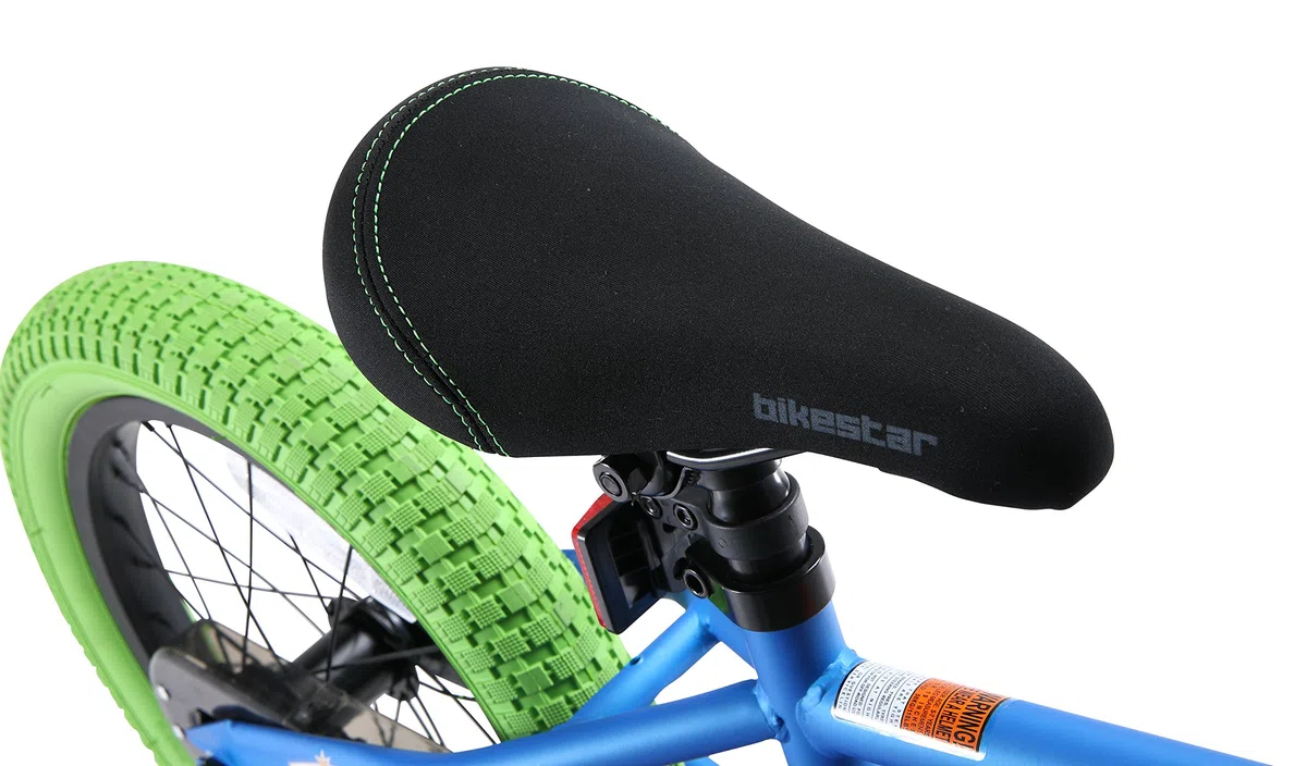BIKESTAR Bicicleta Infantil para niños y niñas a Partir de 4 años | Bici 16 Pulgadas con Frenos | 16" Edición BMX