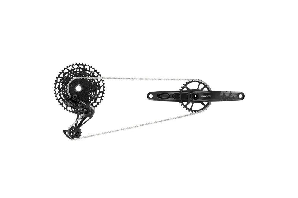 SRAM Nx Eagle Dub Groupset (Rear Der, Trigger Shifter W Clamp, Crankset Dub 12S W DM 32T X-Sync Chainring, Chain 126 Links 12S, Cassette Xg-1230 11-50T, Chaingap Gauge):