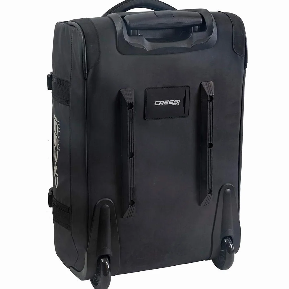 Cressi Piper Trolley Ligero Equipaje de Mano con Ruedas, Bolsa de Viaje para Vuelos, Equipaje Ultraligero con Asa Telescópica, Correas de Compresión y Organizador para Deporte y Vacaciones
