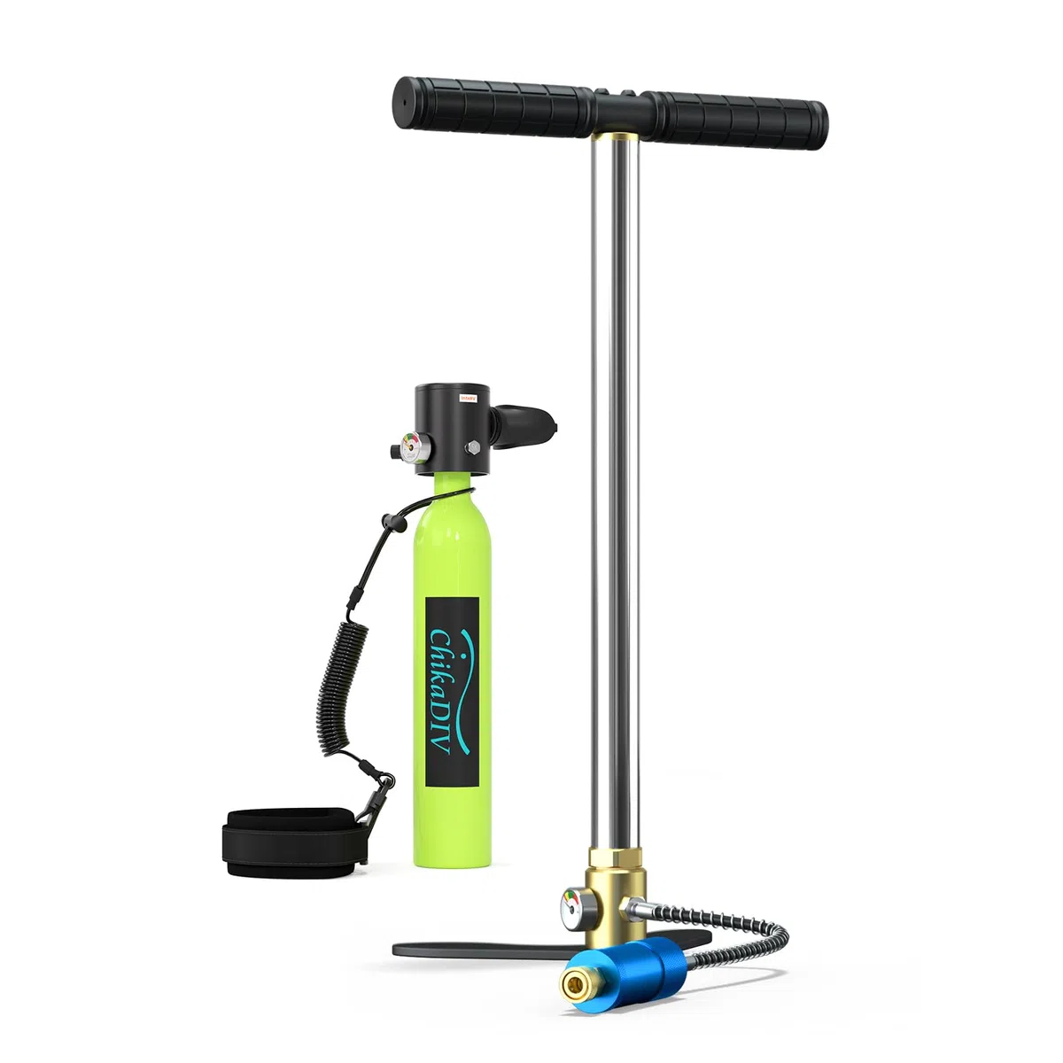 C300Plus Botella Aire Buceo 0.5L Mini Botella Buceo con Capacidad de 15 a 20 Minutos Portátil Respirador SubacuáTico para Viajes Buceo Equipo de Buceo para-Nadar Rescate