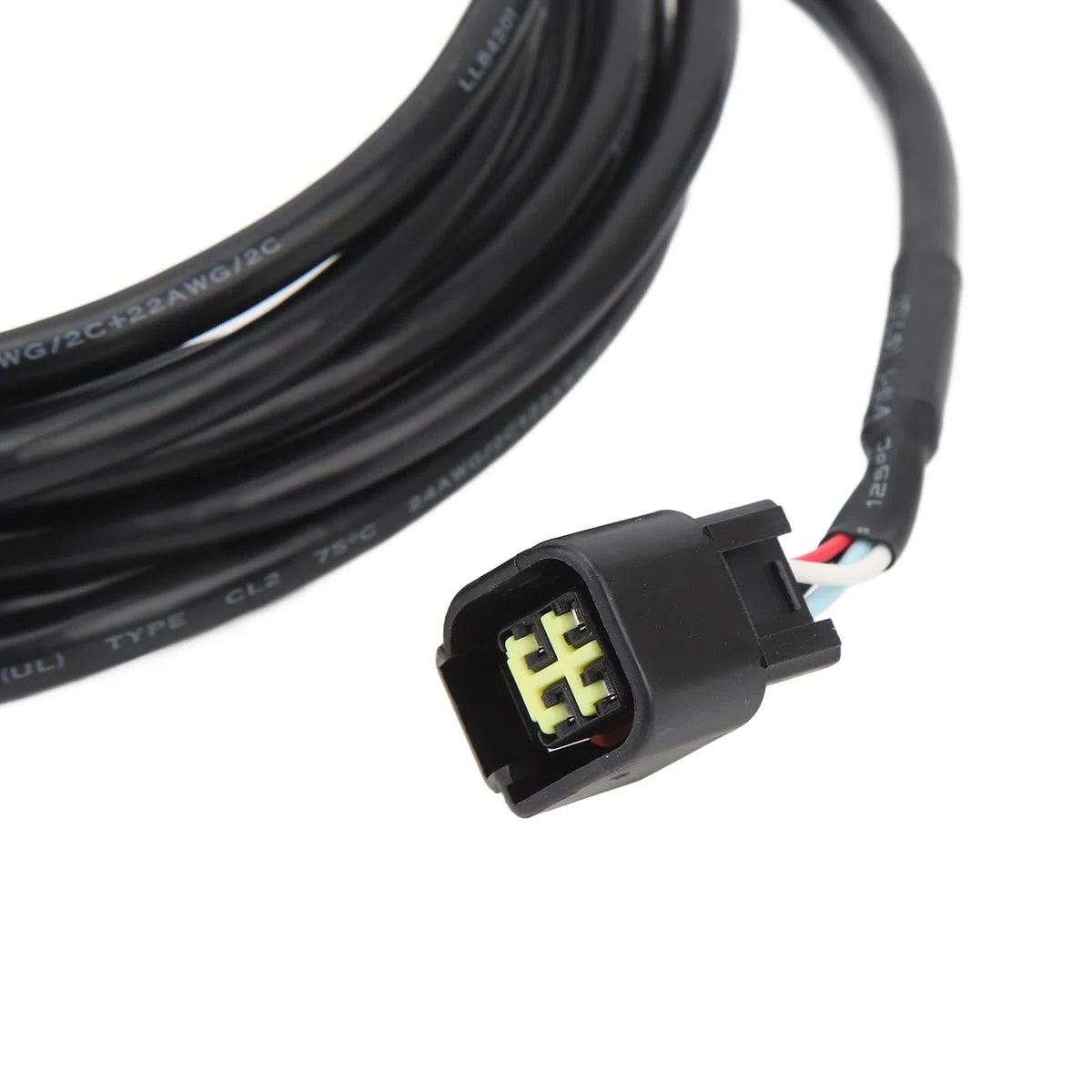 Cables NMEA 2000 de 4,5 m, cable troncal o de derivación NMEA 2000, cable impermeable IP67 de 5 pines con adaptador en T para interfaz de motor, negro, resistente al desgaste y de