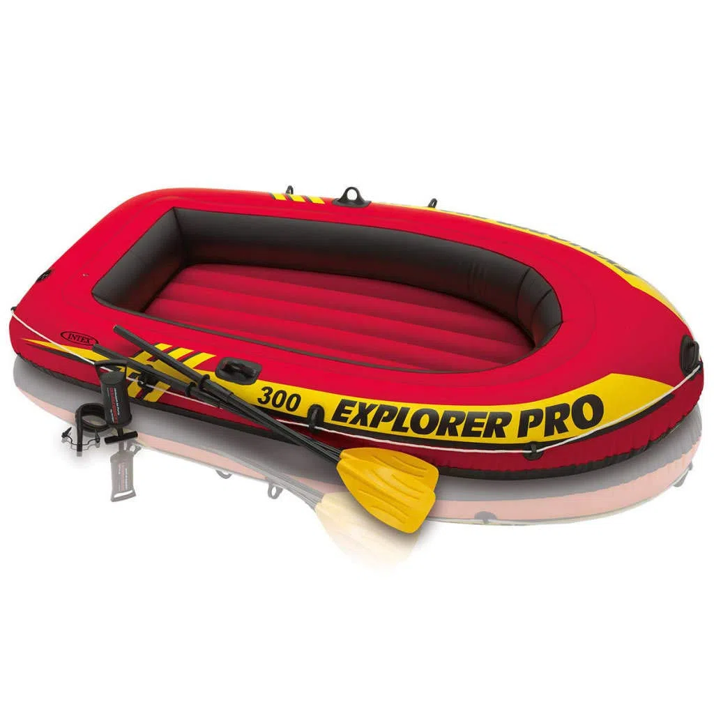 INTEX Barca Inflable Explorer Pro 300 58358NP con remos e hinchador