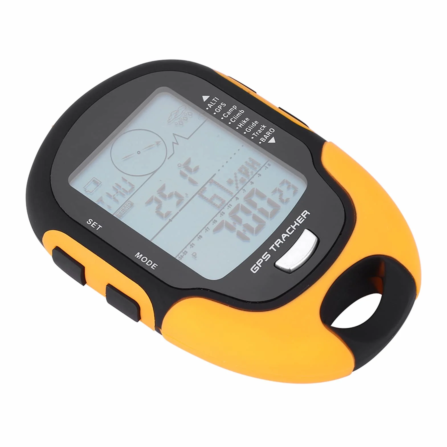 GPS Handheld Navigation Receiver USB Rechargeable Digital Altimeter Barometer