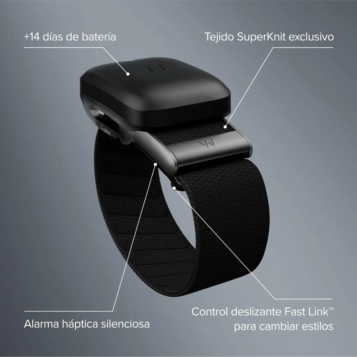 WHOOP – Suscripción de 12 Meses, Wearable de Salud y Forma física 5.0/MG, Control de Actividad 24/7 con VO2 máx, Seguimiento del sueño, Entrenamiento Personalizado, información del Ciclo Menstrual