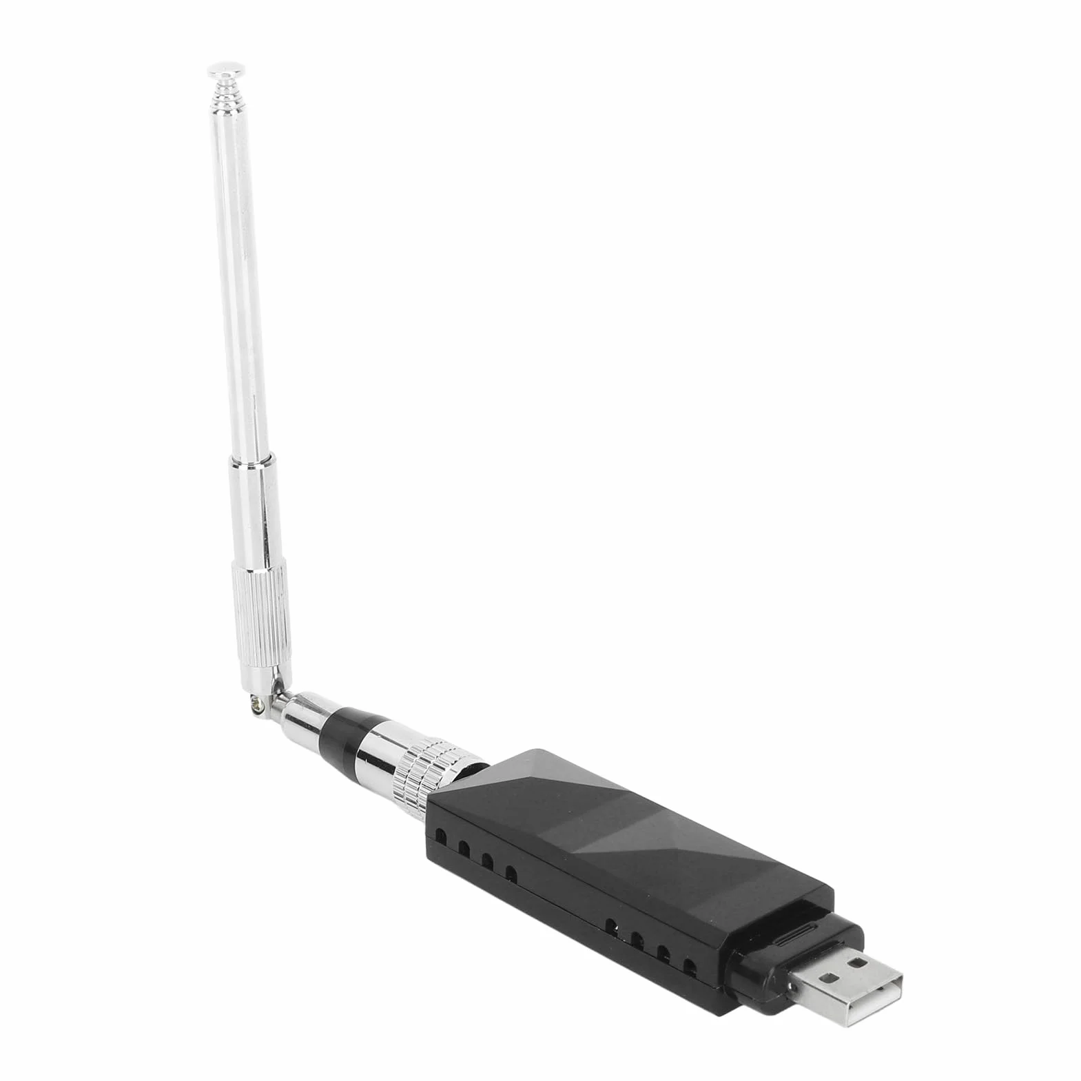 Receptor USB AIS USB con Canal Doble Portátil con Antena de Acero Inoxidable de Acero Inoxidable Plegable para Uso Marino en Barco