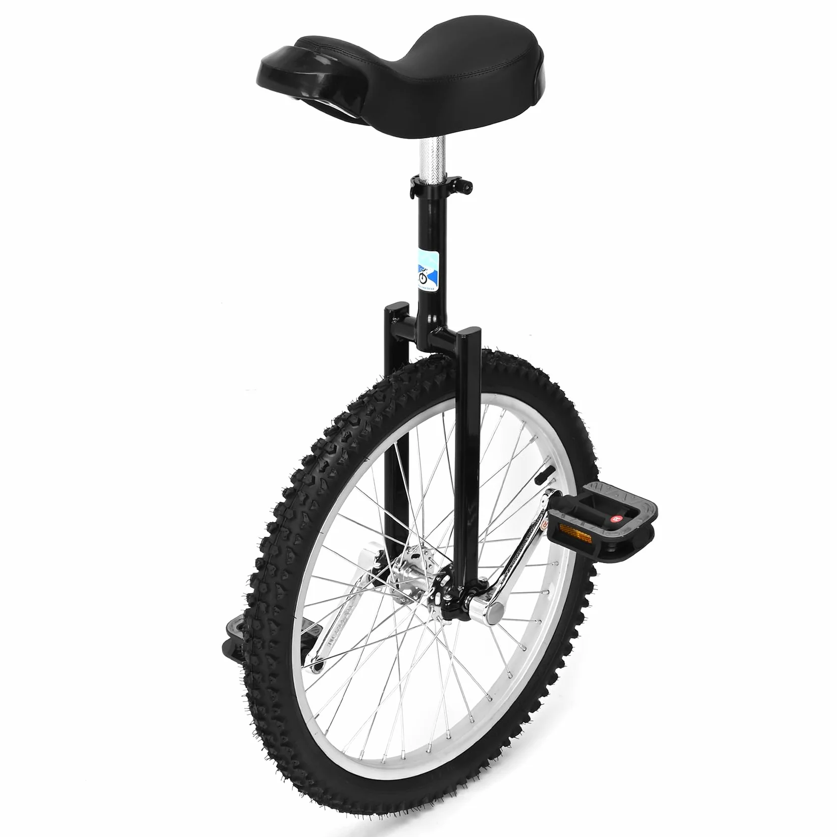 uyoyous Monociclo de 20 pulgadas, monociclo de entrenamiento, monociclo, altura ajustable, resistente para personas a partir de 15 años, incluyendo niños, adultos y profesionales, deportes al aire