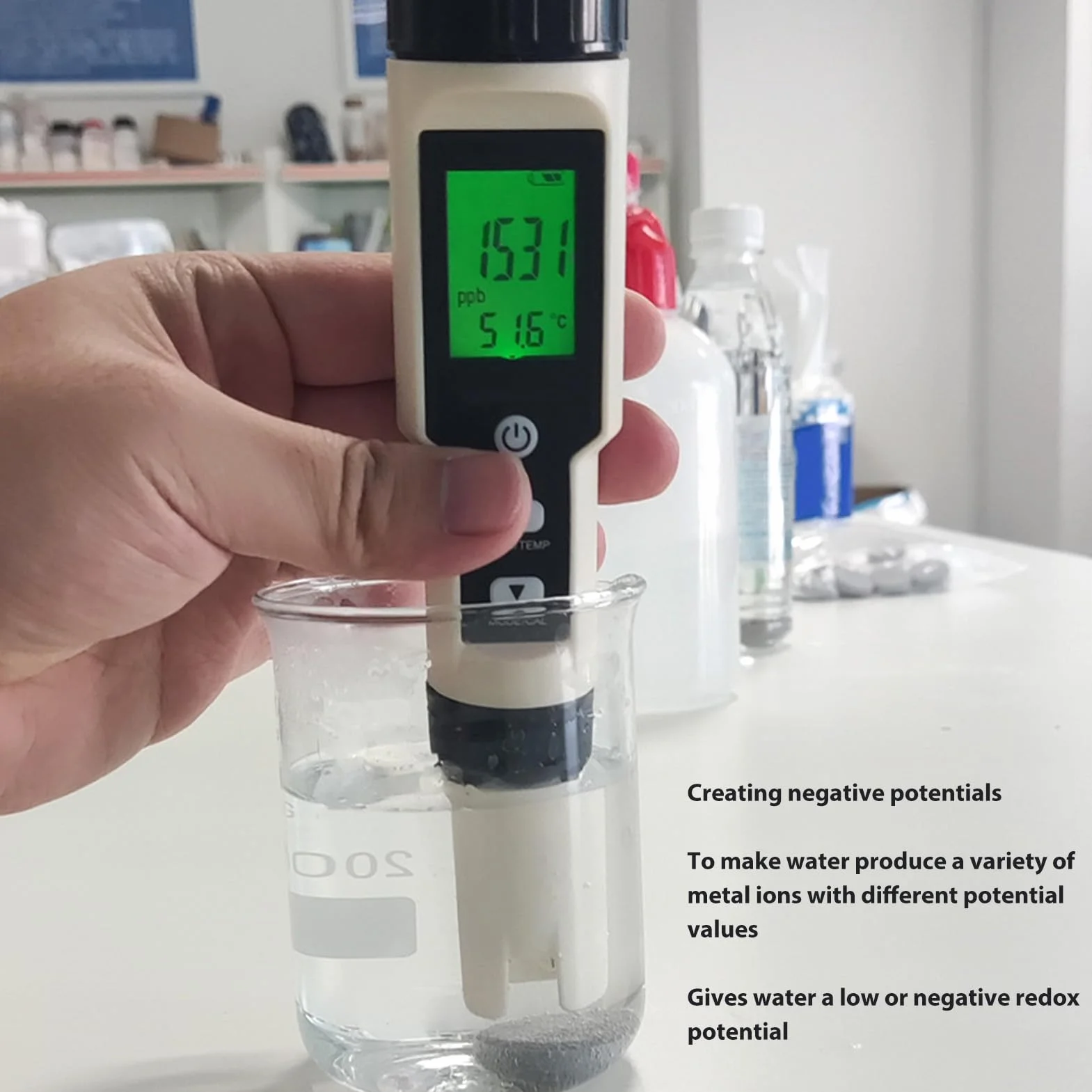 Semme Tableta de Agua de Hidrógeno Mineral de 45 Piezas, Fabricación de Agua Rica en Hidrógeno, Suplementación de Factores Traza, para Agua Alcalina de Molécula Pequeña